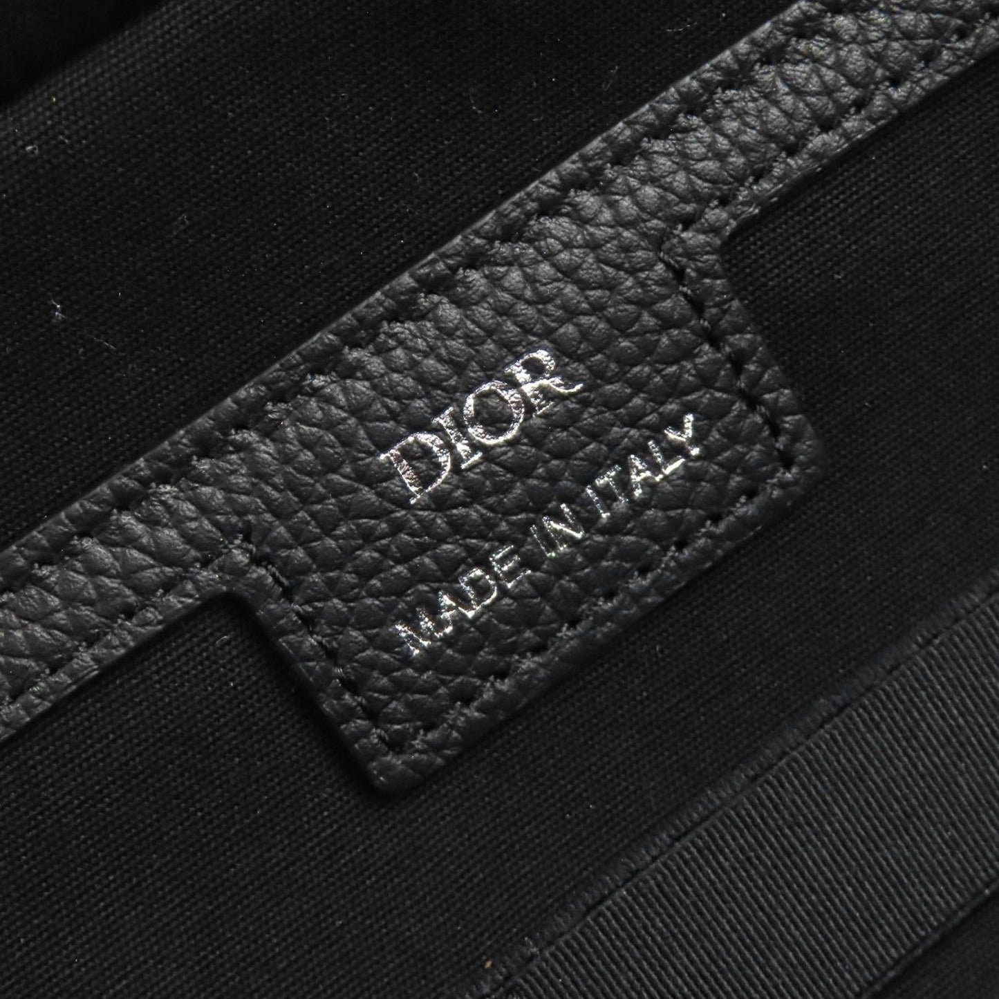 Dior Pouch Canvas Black Type