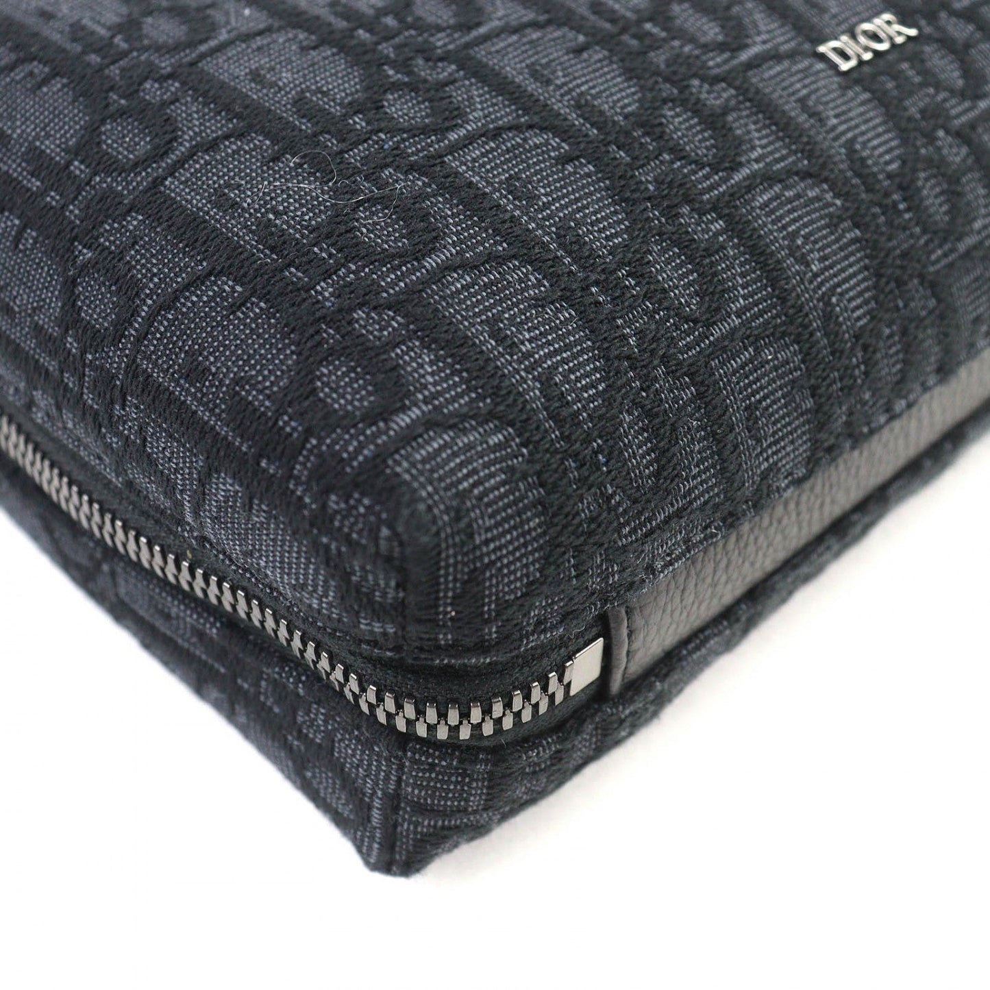 Dior Pouch Canvas Black Type