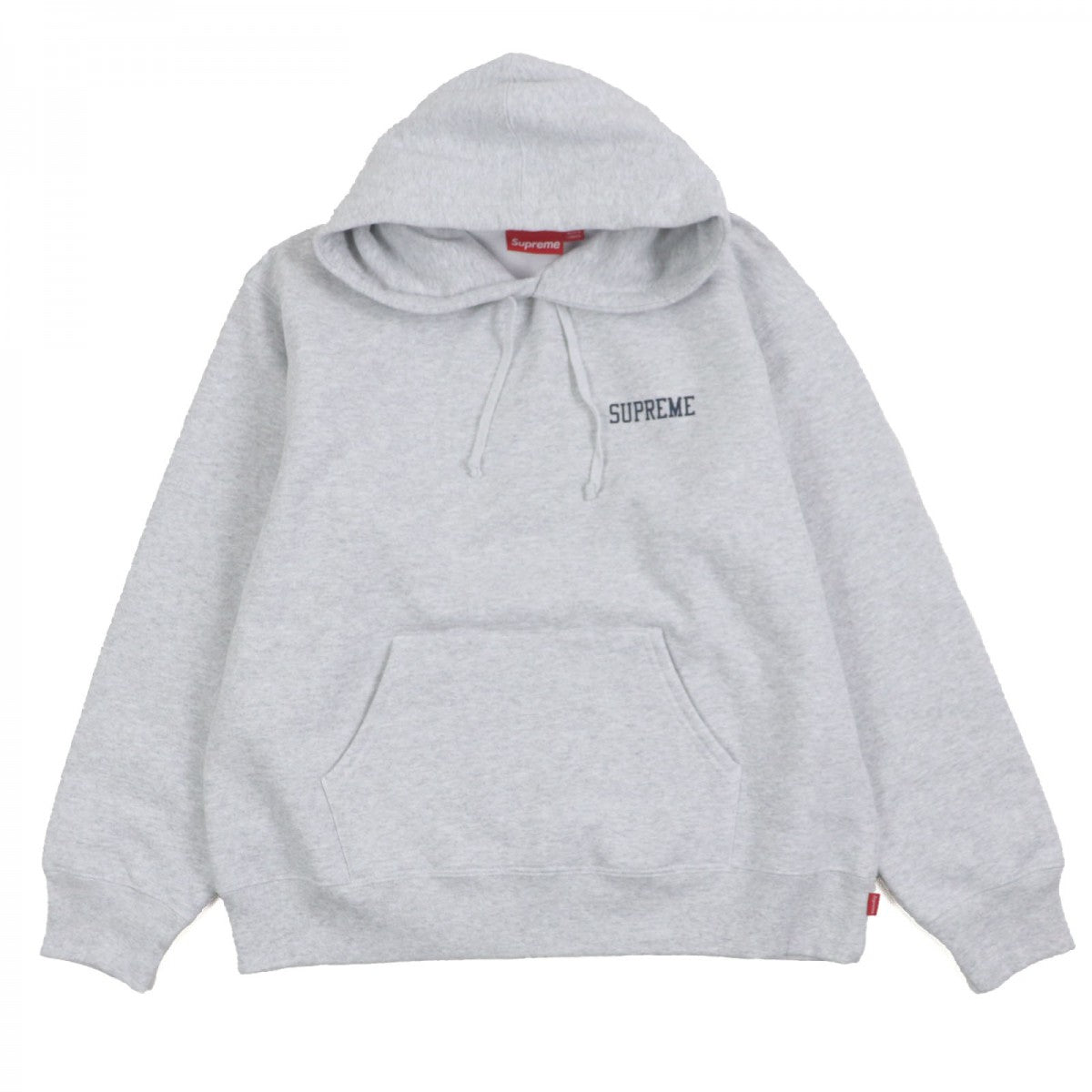 Supreme Hoodie Cotton Gray On God Hooded Sweatshirt M