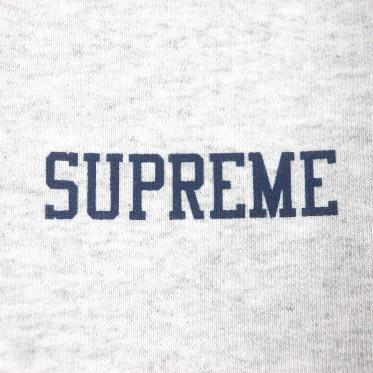 Supreme Hoodie Cotton Gray On God Hooded Sweatshirt M