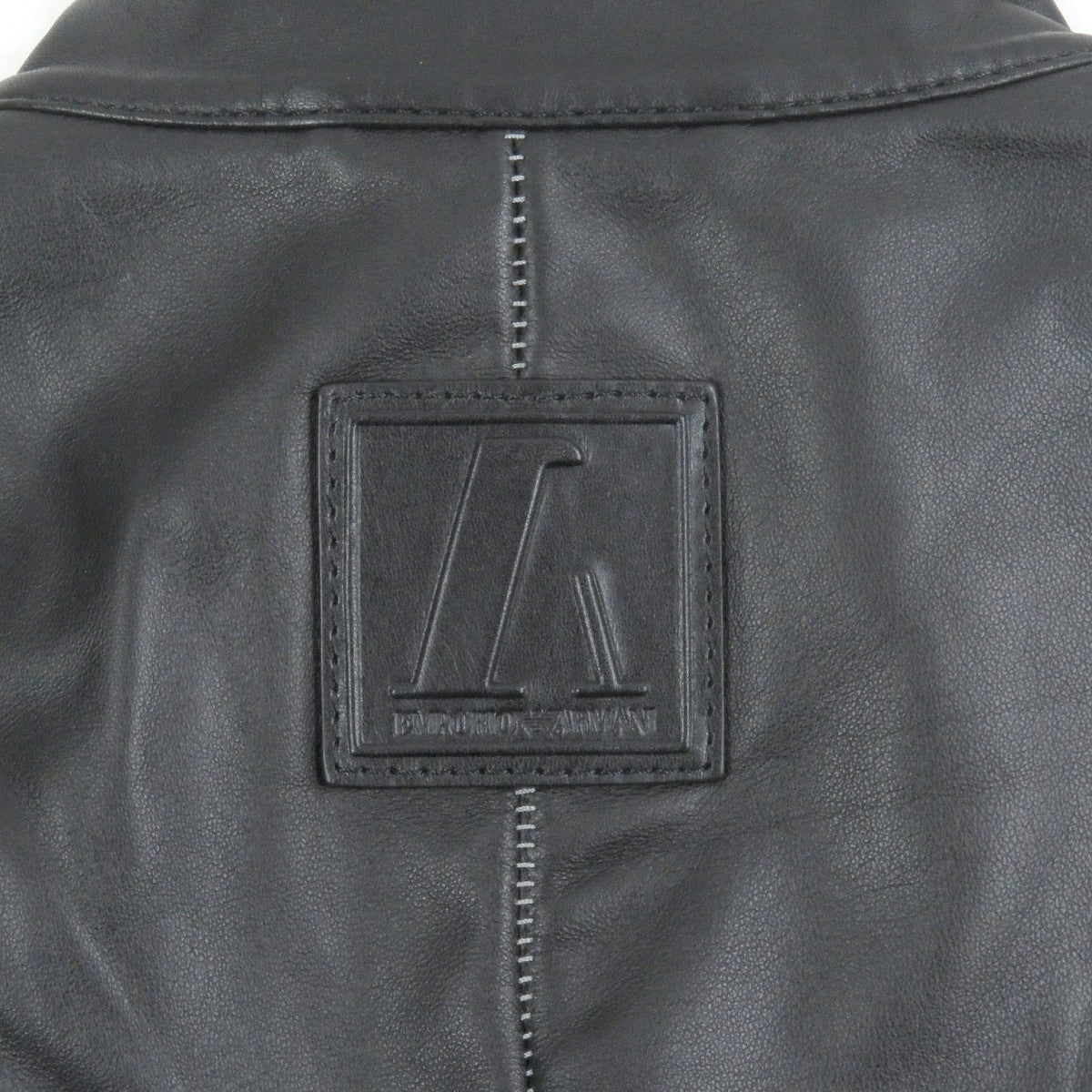 Emporio Armani Blouson Sheep Leather Black 48