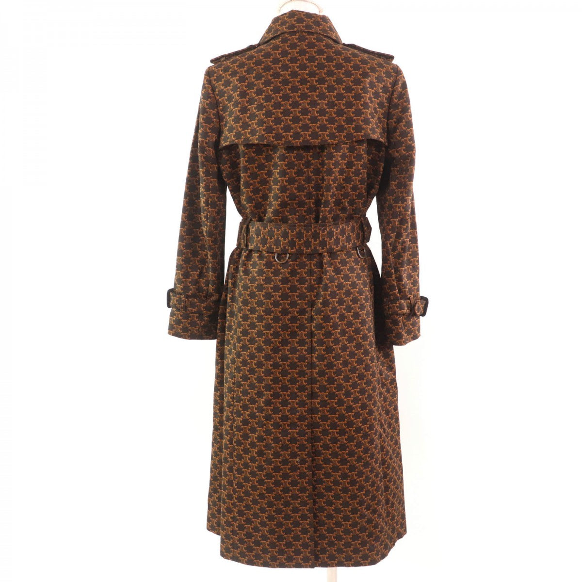 Celine Trench Coat 2M398267M Cotton Brown 40