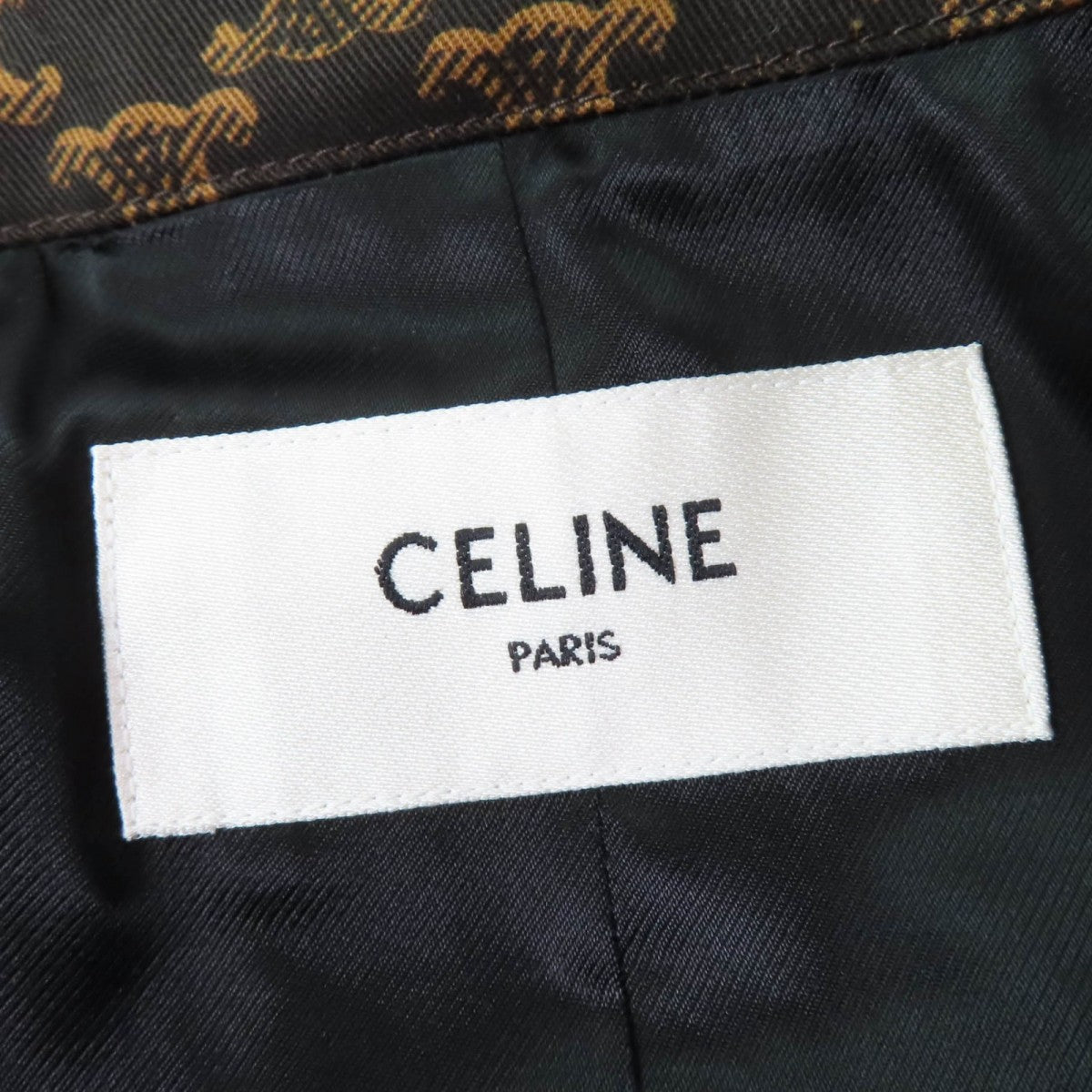 Celine Trench Coat 2M398267M Cotton Brown 40