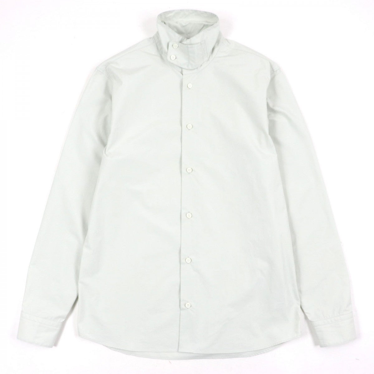 Hermes Long Sleeve Shirt Cotton Light Green 38