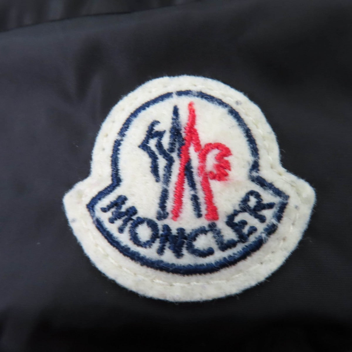 Moncler Down Coat Nylon Black Flammette Zero