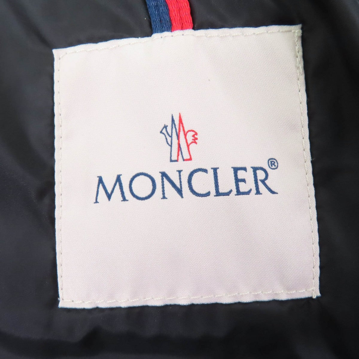 Moncler Down Coat Nylon Black Flammette Zero