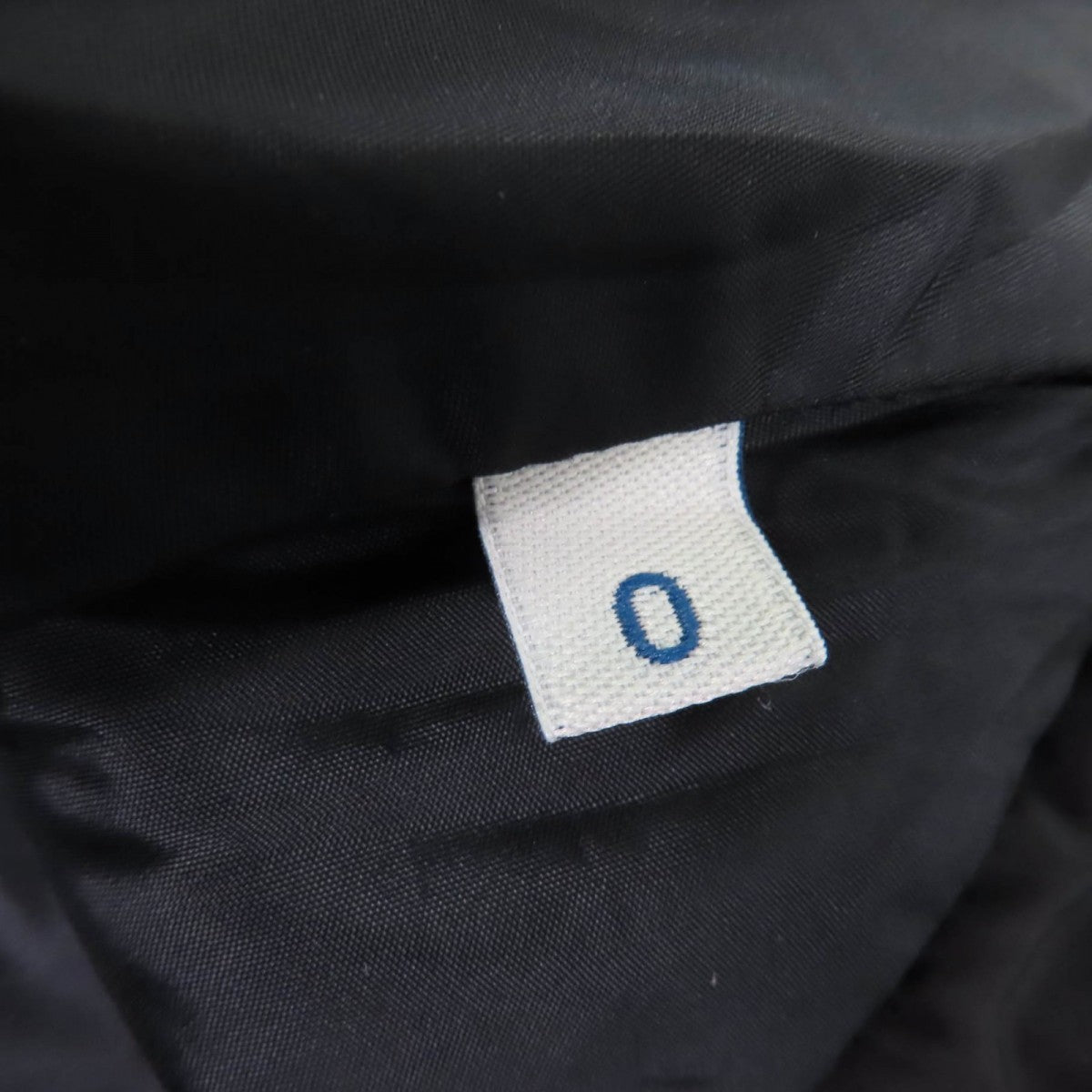 Moncler Down Coat Nylon Black Flammette Zero