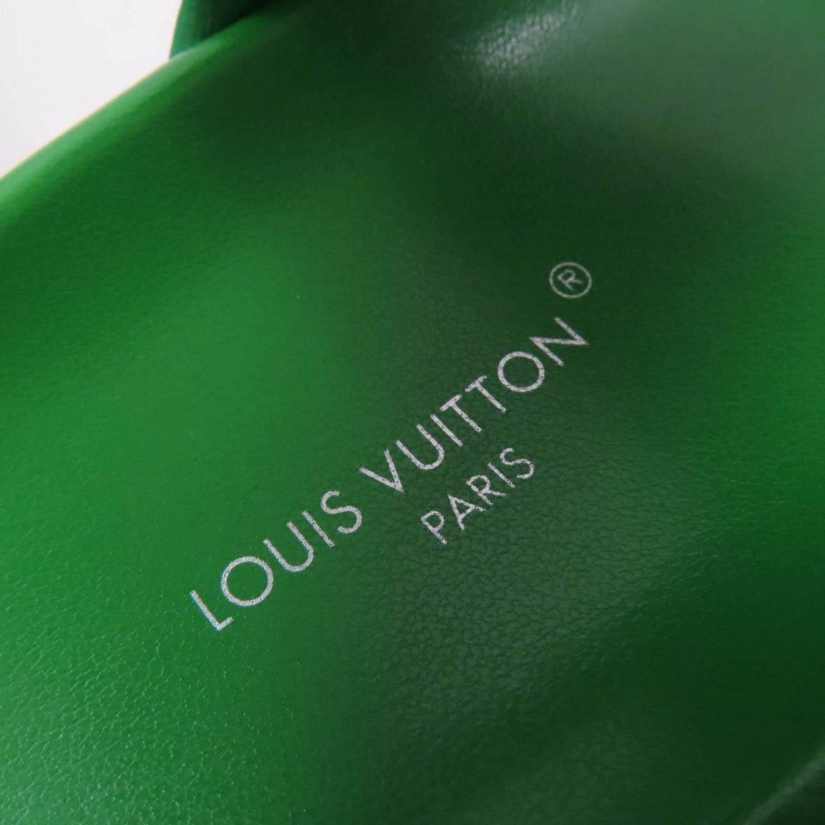 Louis Vuitton Sandals 1Ab17J Patent Leather Green Arc Light Line 36
