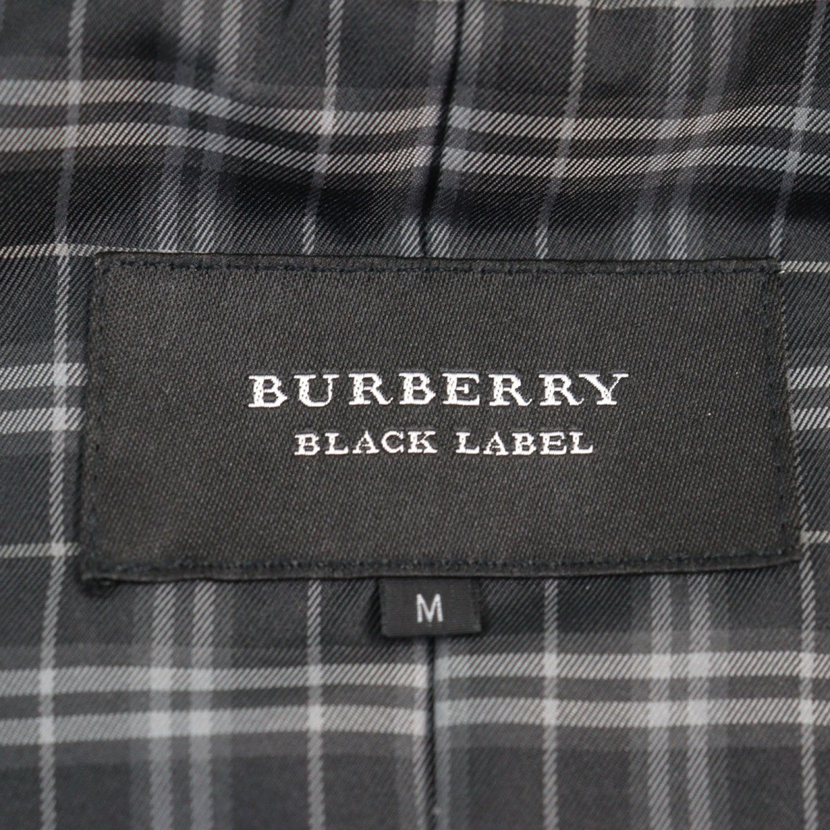 Burberry Black Label Riders Jacket D1F06-605-09 Sheep Leather Black M