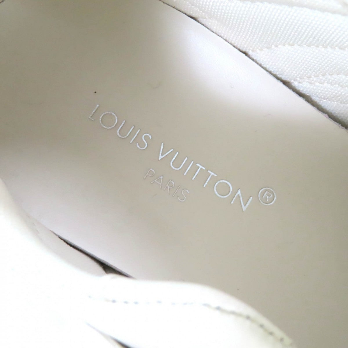 Louis Vuitton Sneakers Calf Leather Ivory Light Purple Arclight Line 37