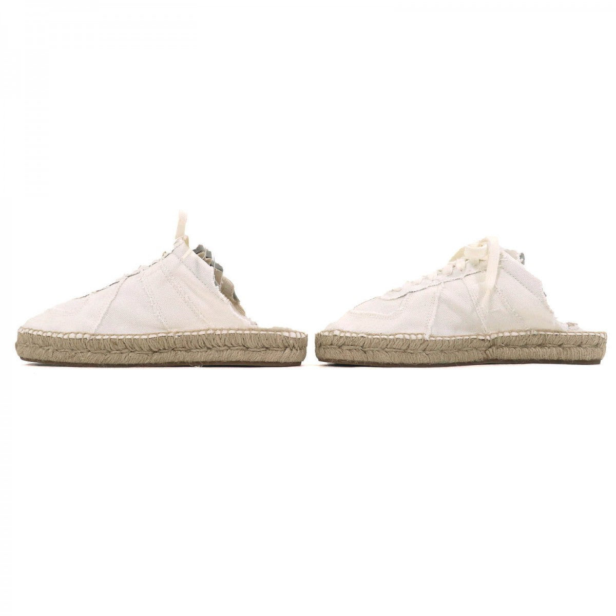 Maison Margiela Sandals S38Ws0192 Washed Canvas Ivory 37