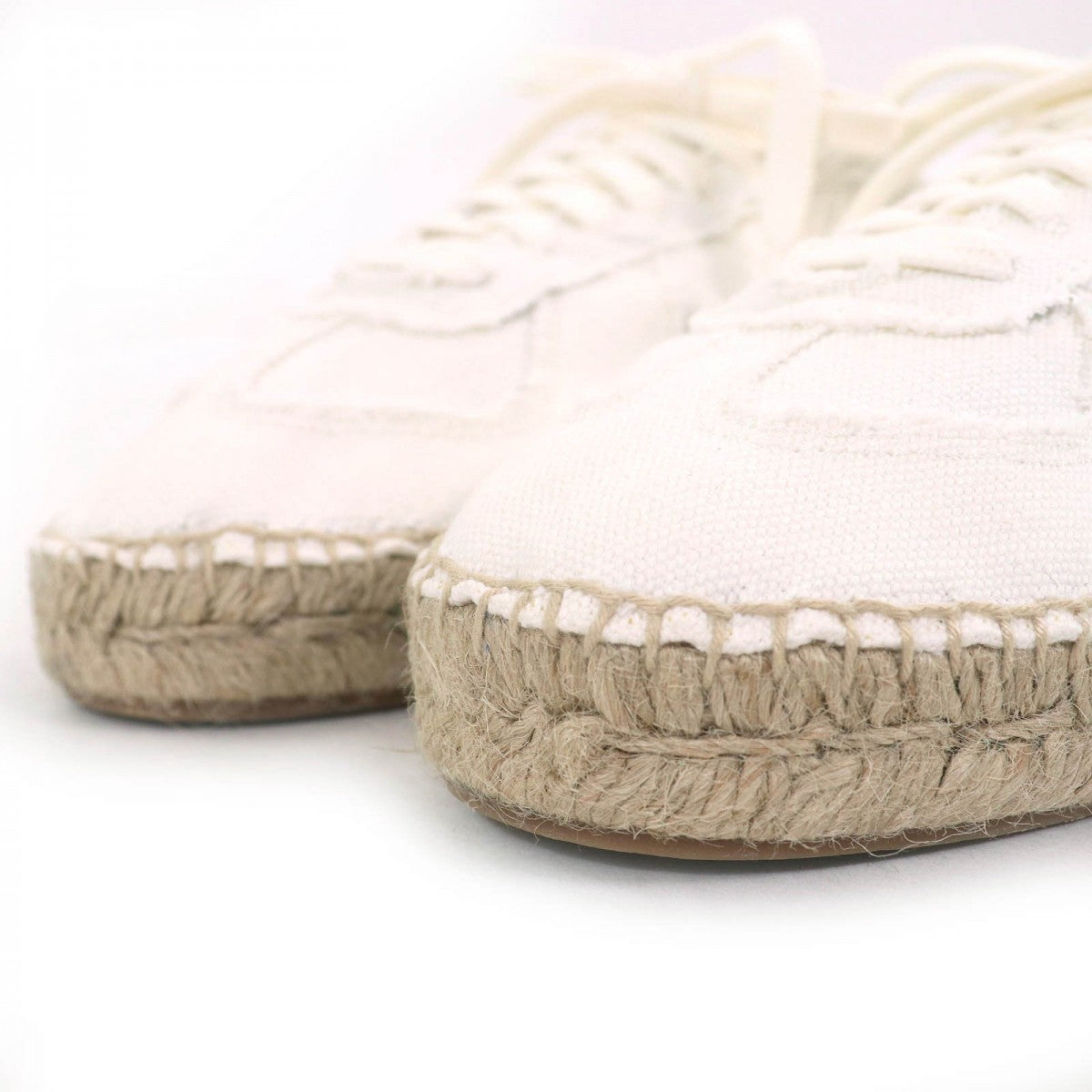 Maison Margiela Sandals S38Ws0192 Washed Canvas Ivory 37