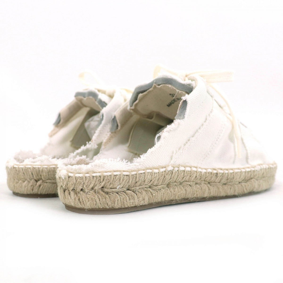Maison Margiela Sandals S38Ws0192 Washed Canvas Ivory 37