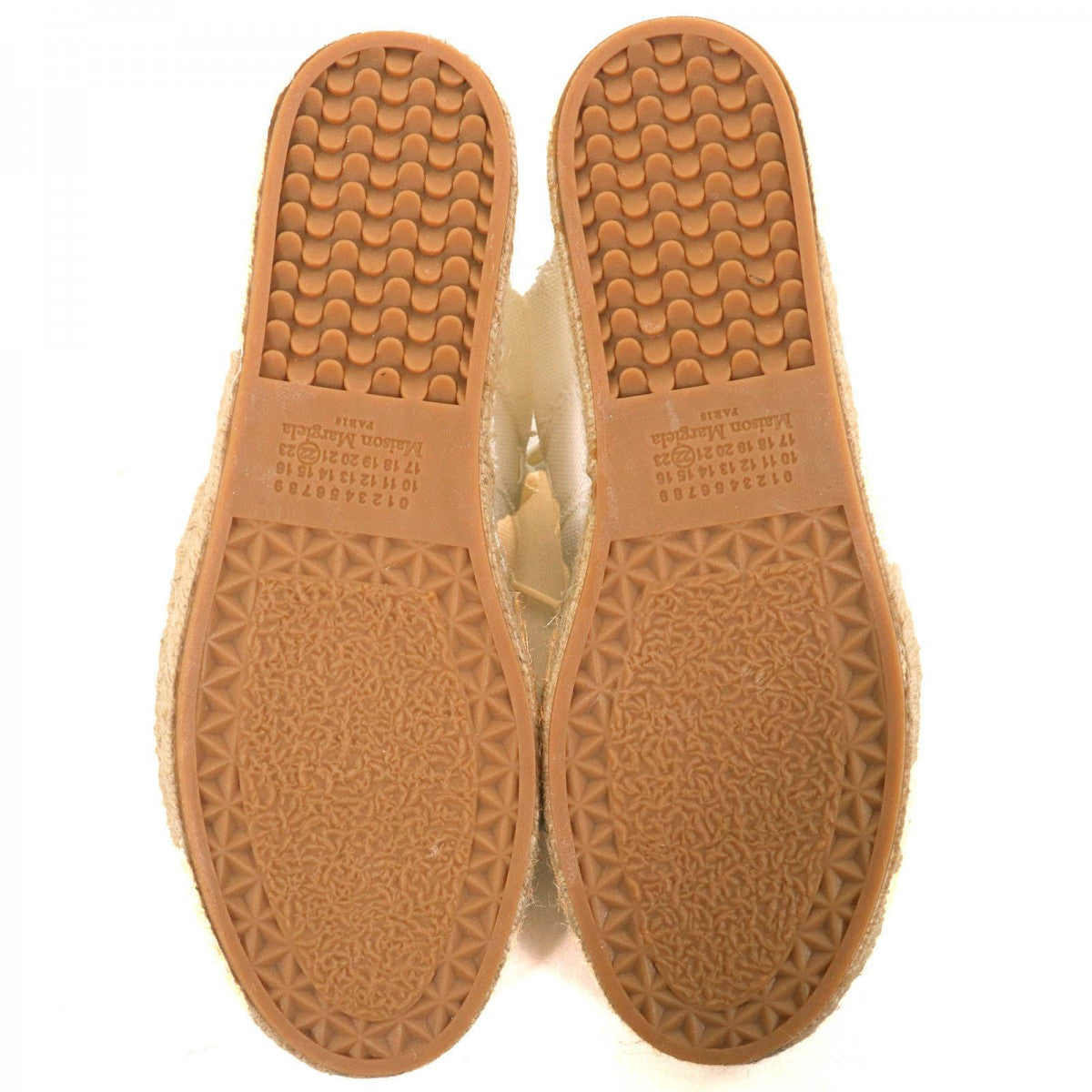 Maison Margiela Sandals S38Ws0192 Washed Canvas Ivory 37