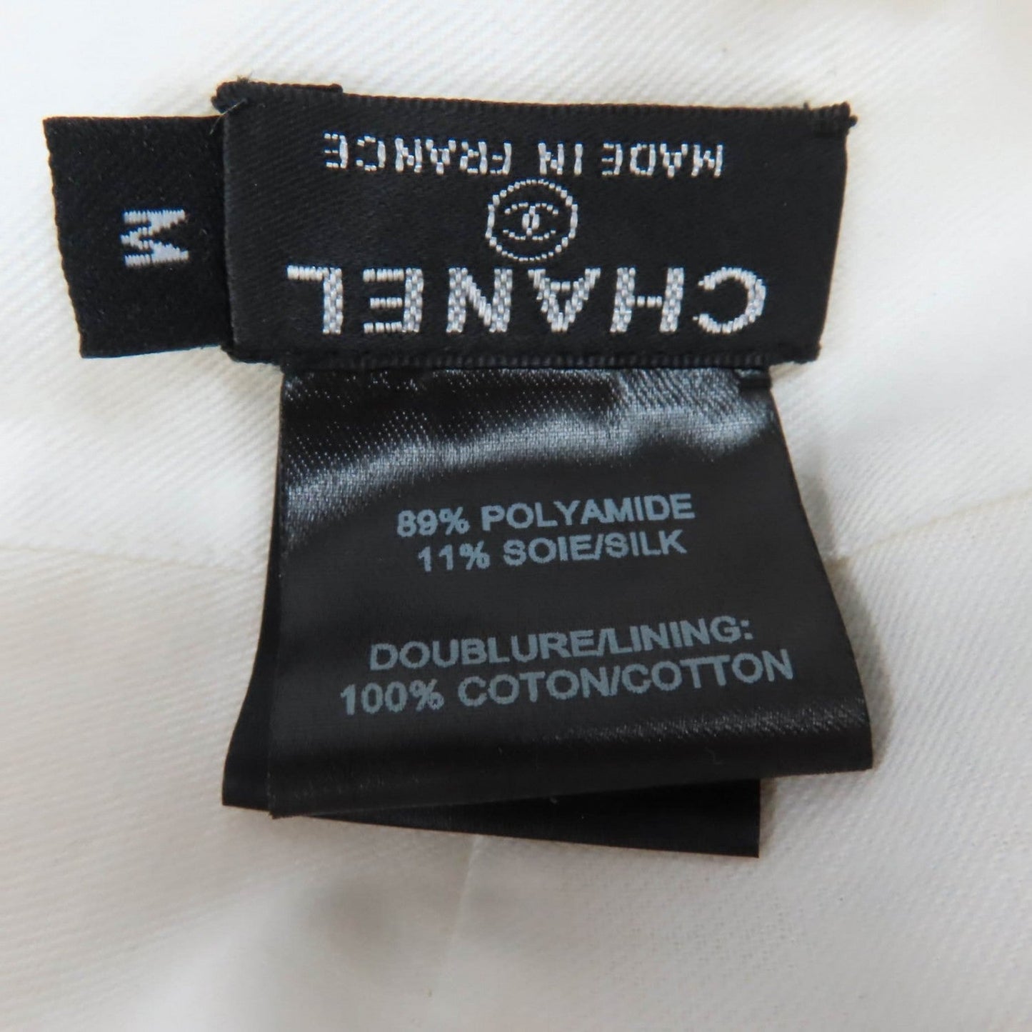Chanel Beret 19V Polyamide White M