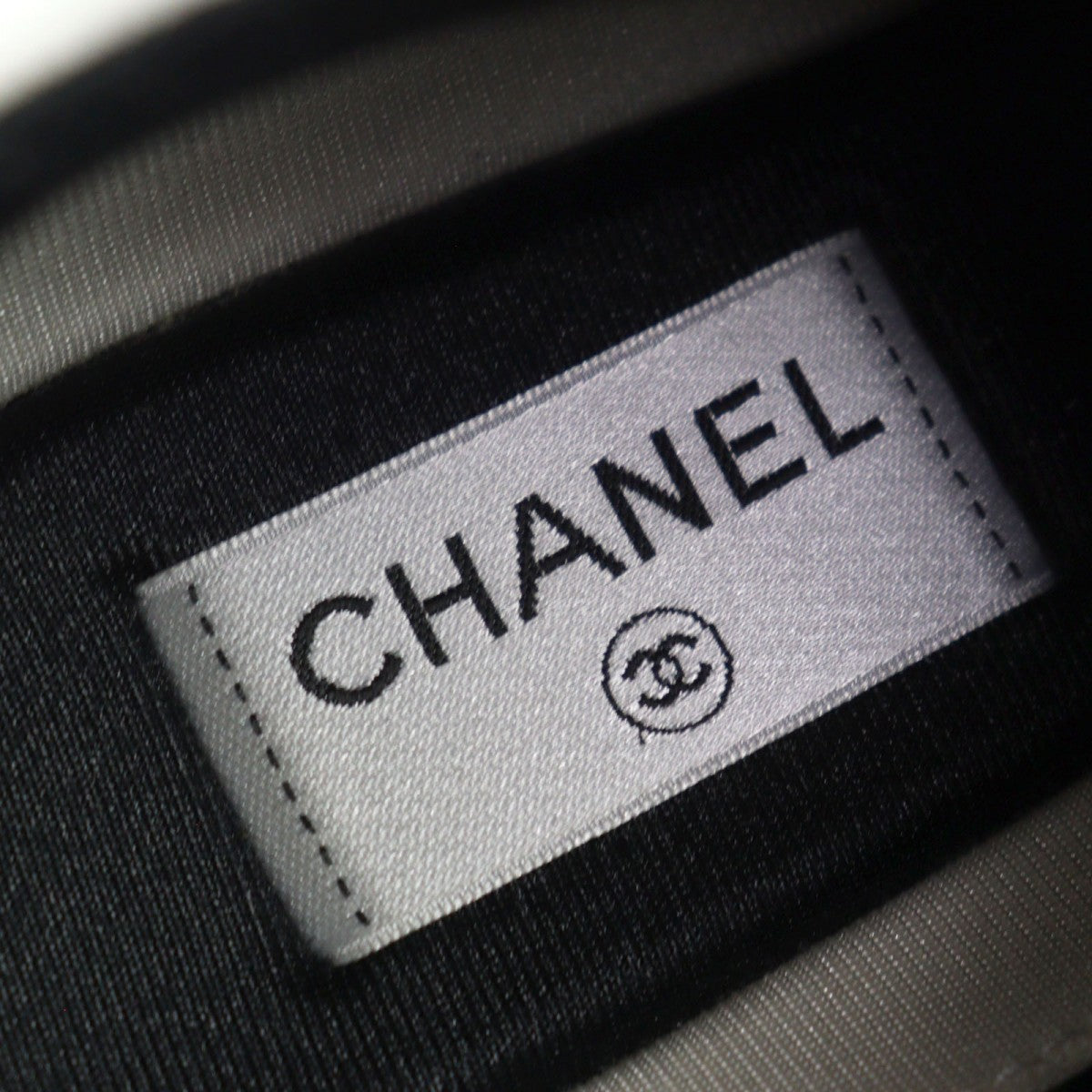 Chanel Sneakers G34087 Leather Black White 41