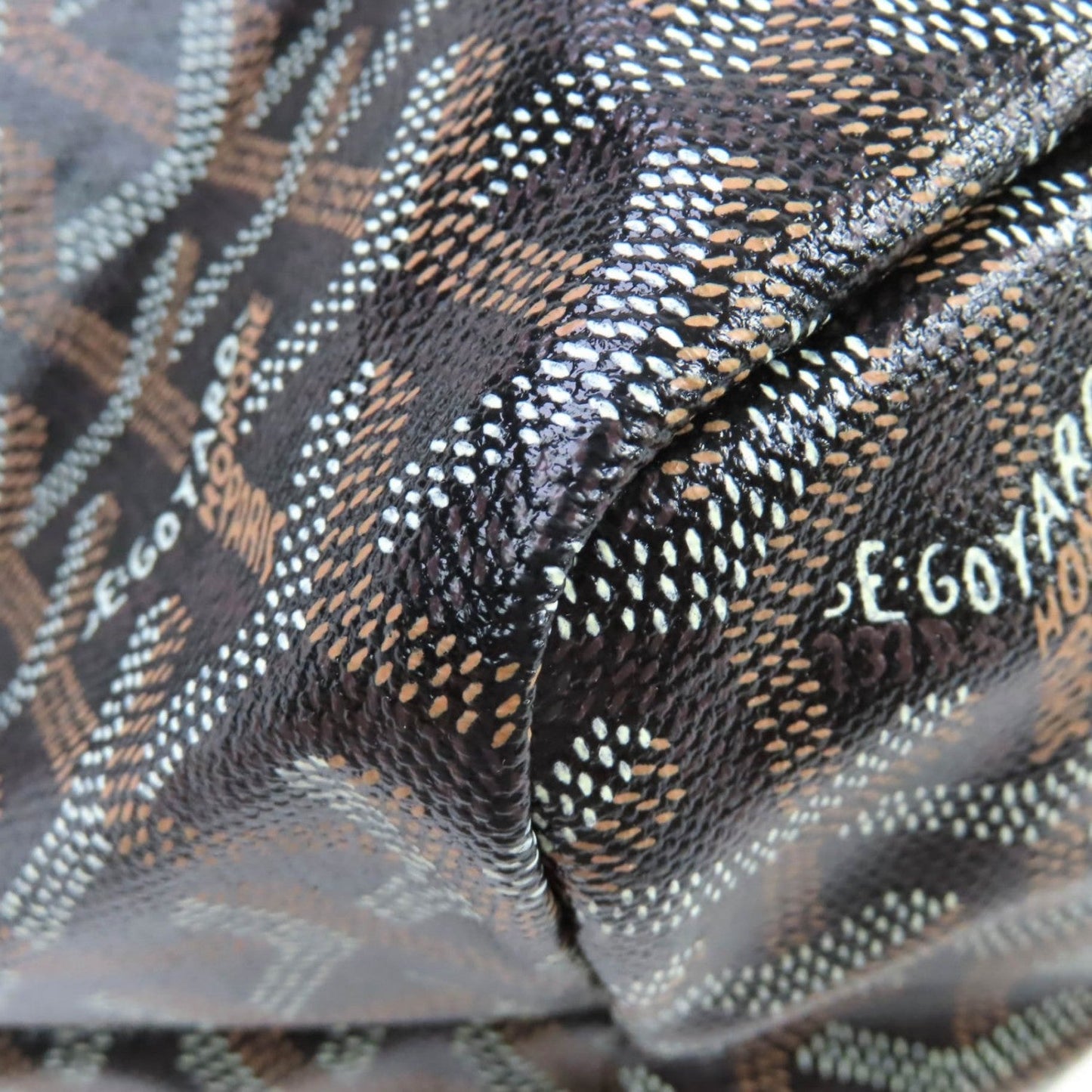 Goyard Tote Bag Leather Brown Saint Louis Pm