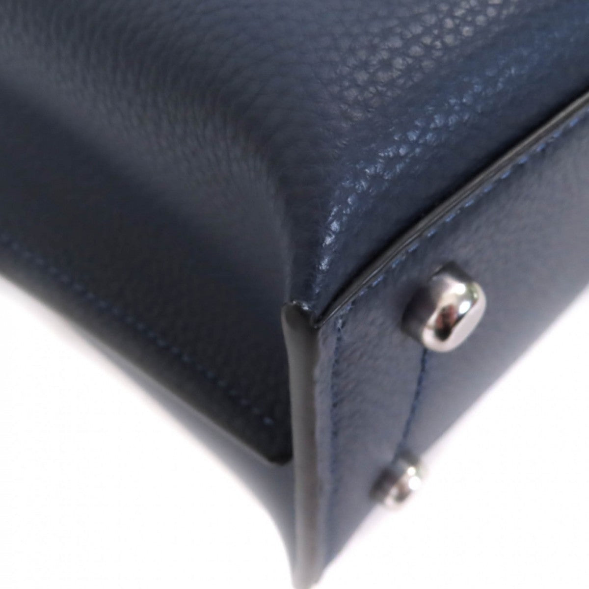 Coach Handbag C8859 Leather Navy Willow Tote 24