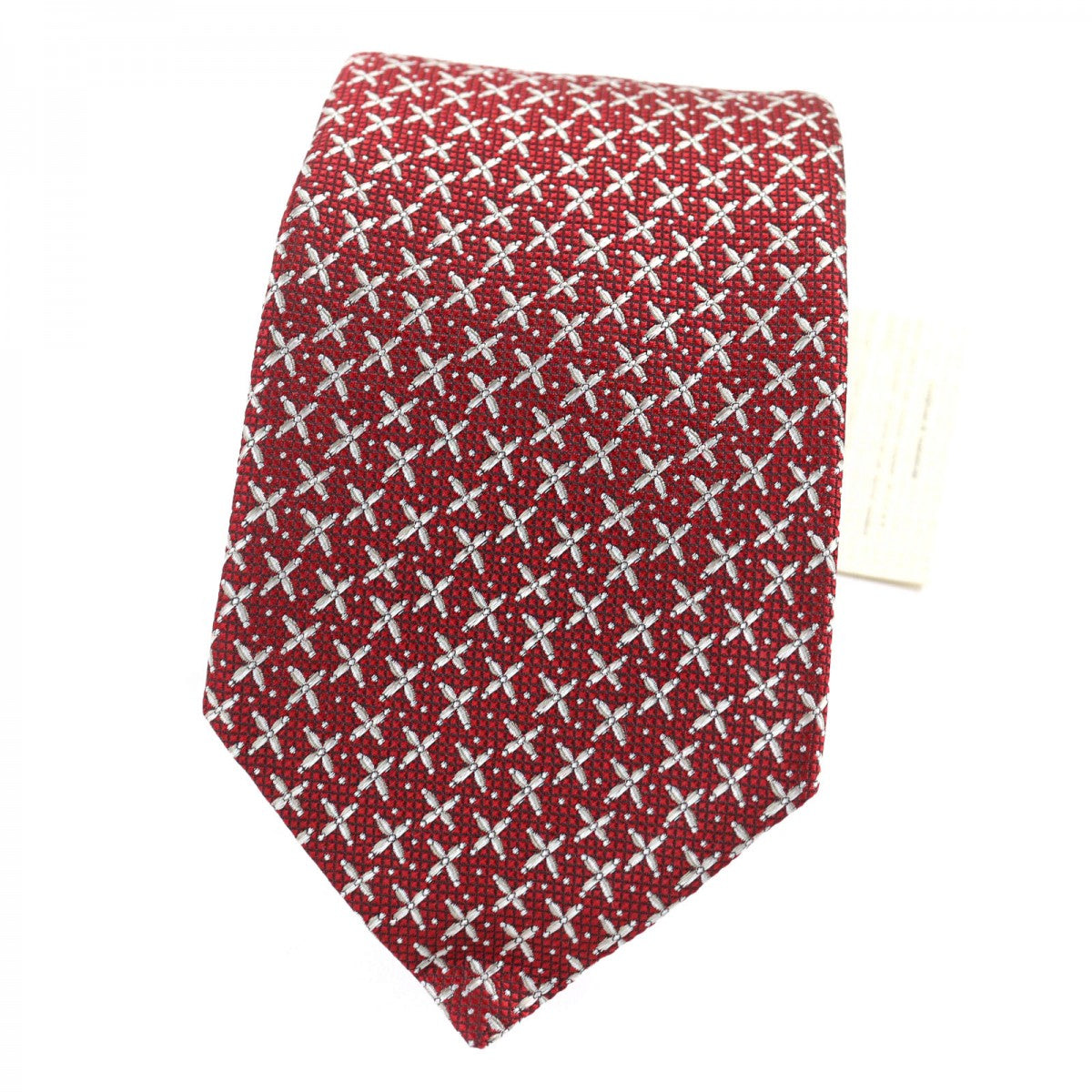Bvlgari Tie Silk Red Overall Handle