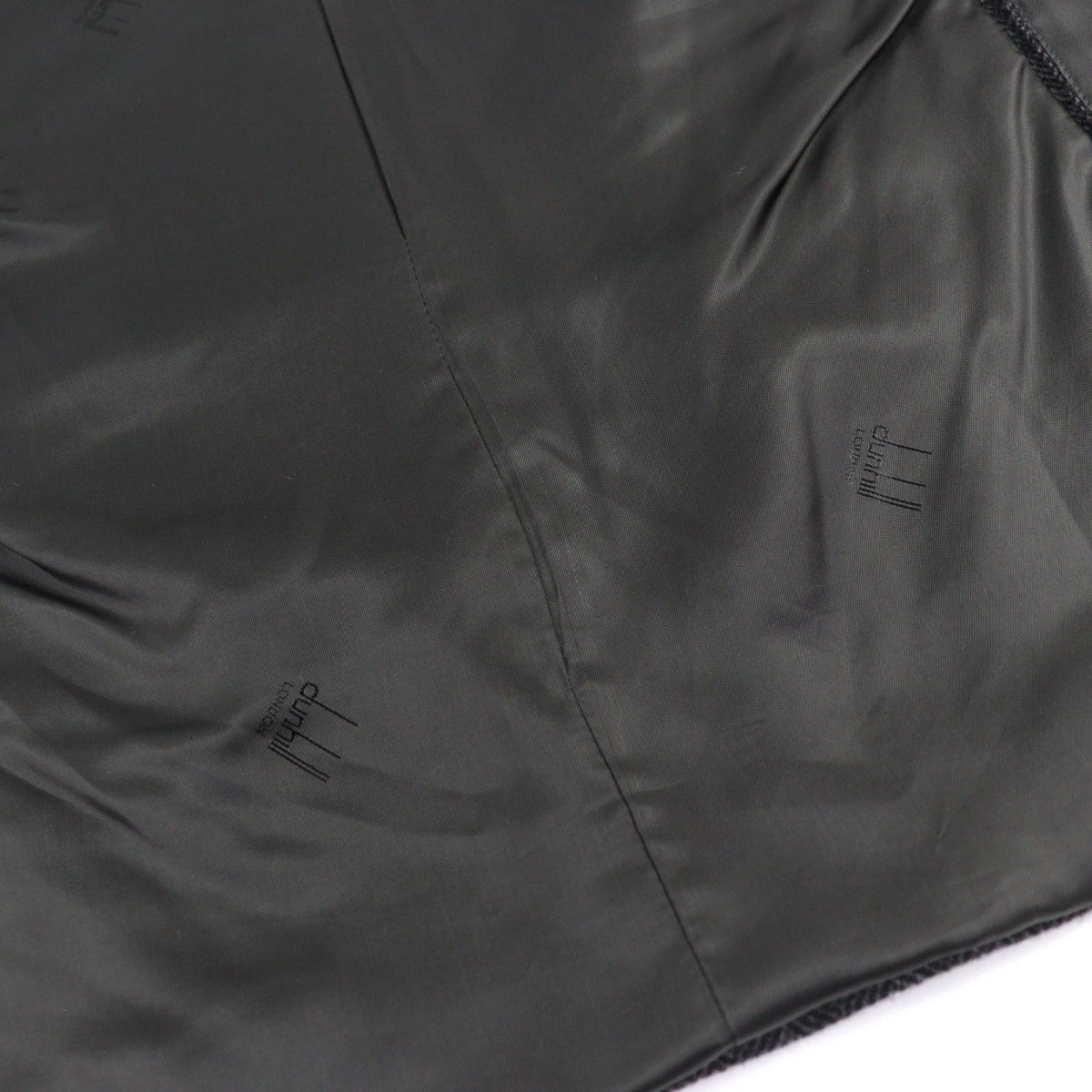 Dunhill Tailored Jacket Cashmere Grey Herringbone Pattern 54