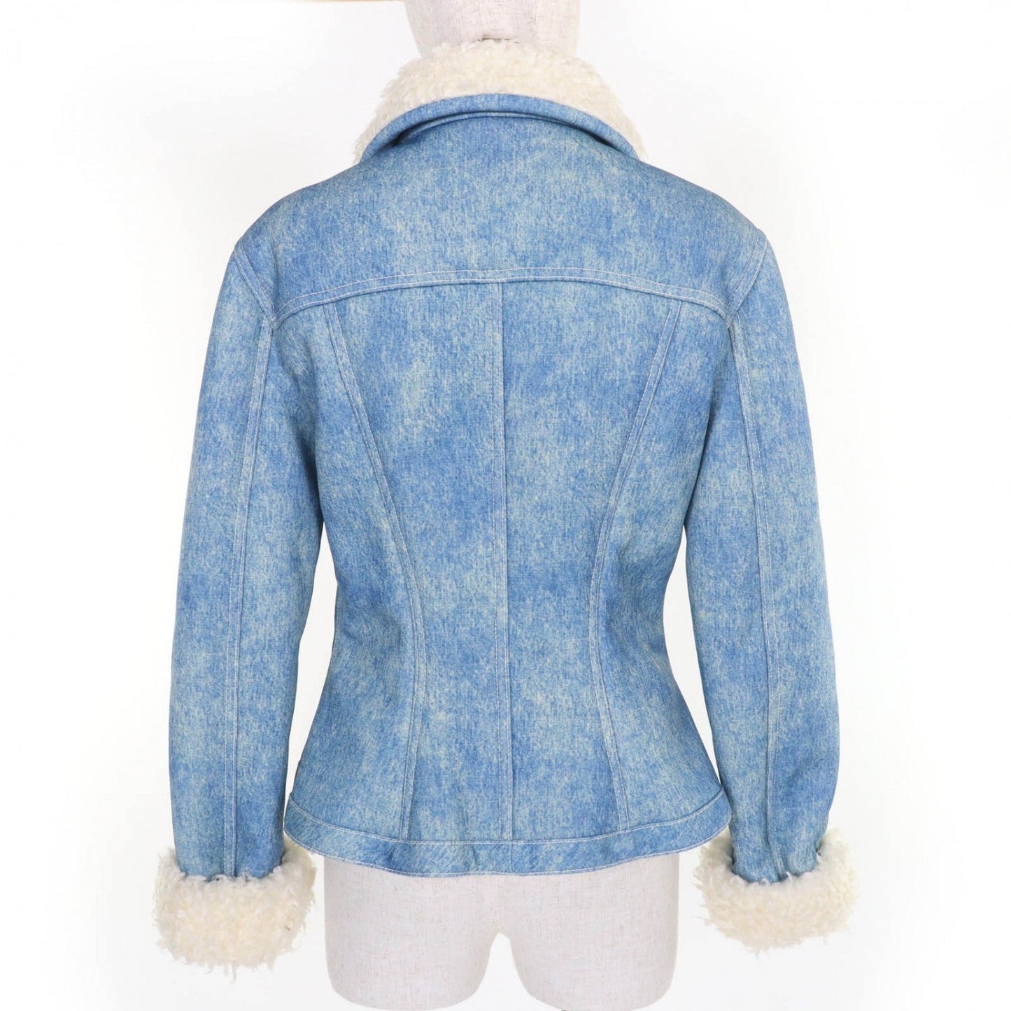 Louis Vuitton Jacket Polyester Blue Type 38