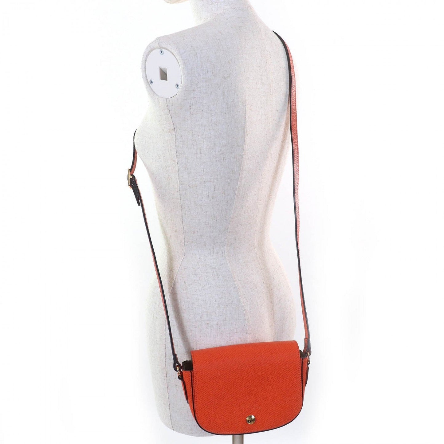 Longchamp Shoulder Bag Leather Orange Epure Xs