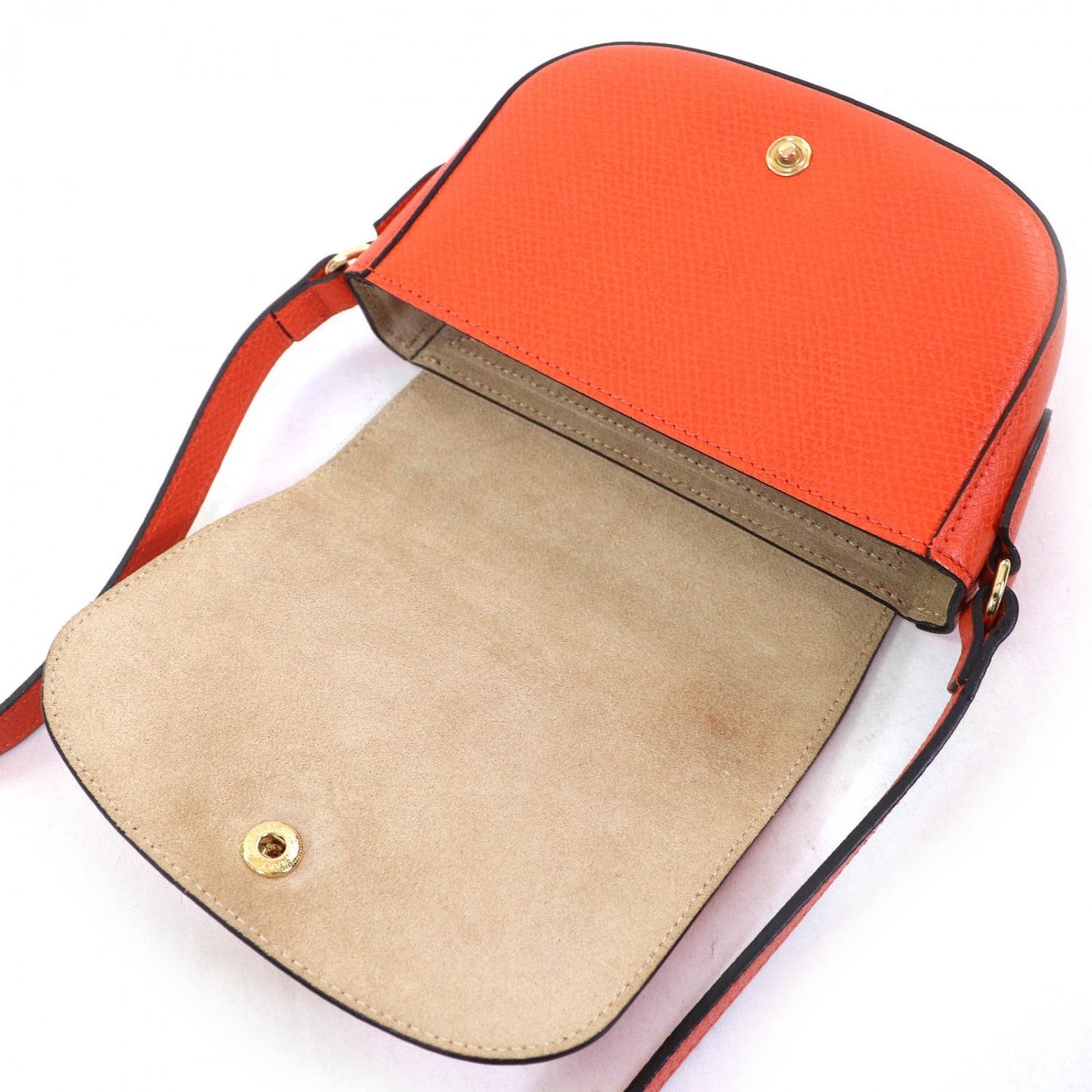 Longchamp Shoulder Bag Leather Orange Epure Xs