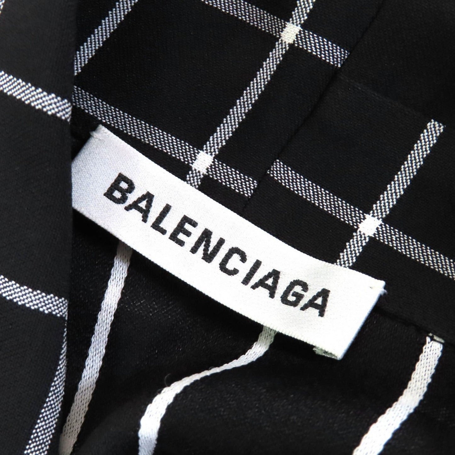 Balenciaga Ensemble 556247 Rayon Black White 34