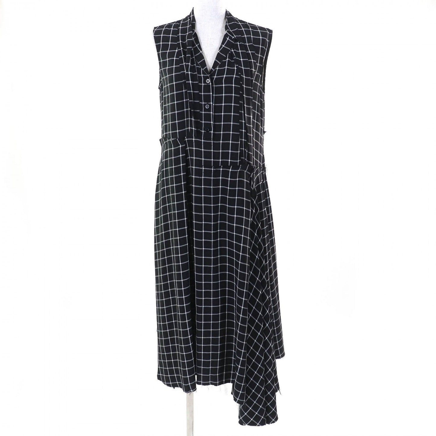 Balenciaga Ensemble 556247 Rayon Black White 34
