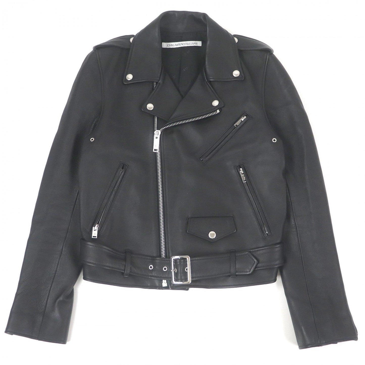 John Lawrence Sullivan Riders Jacket Jls-04-04 Sheep Leather Black 42