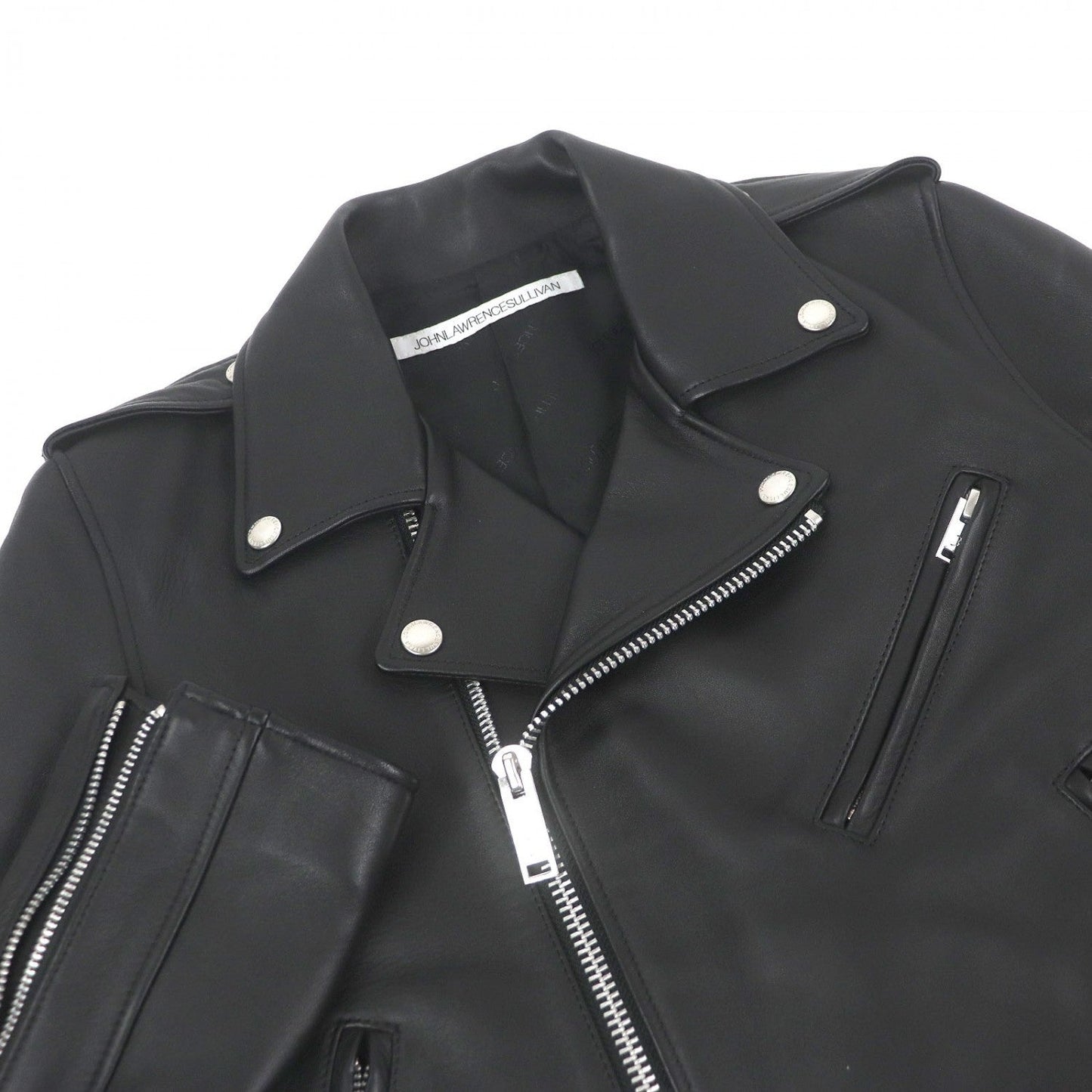 John Lawrence Sullivan Riders Jacket Jls-04-04 Sheep Leather Black 42