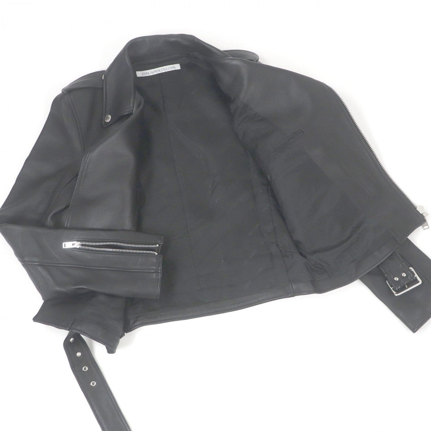 John Lawrence Sullivan Riders Jacket Jls-04-04 Sheep Leather Black 42