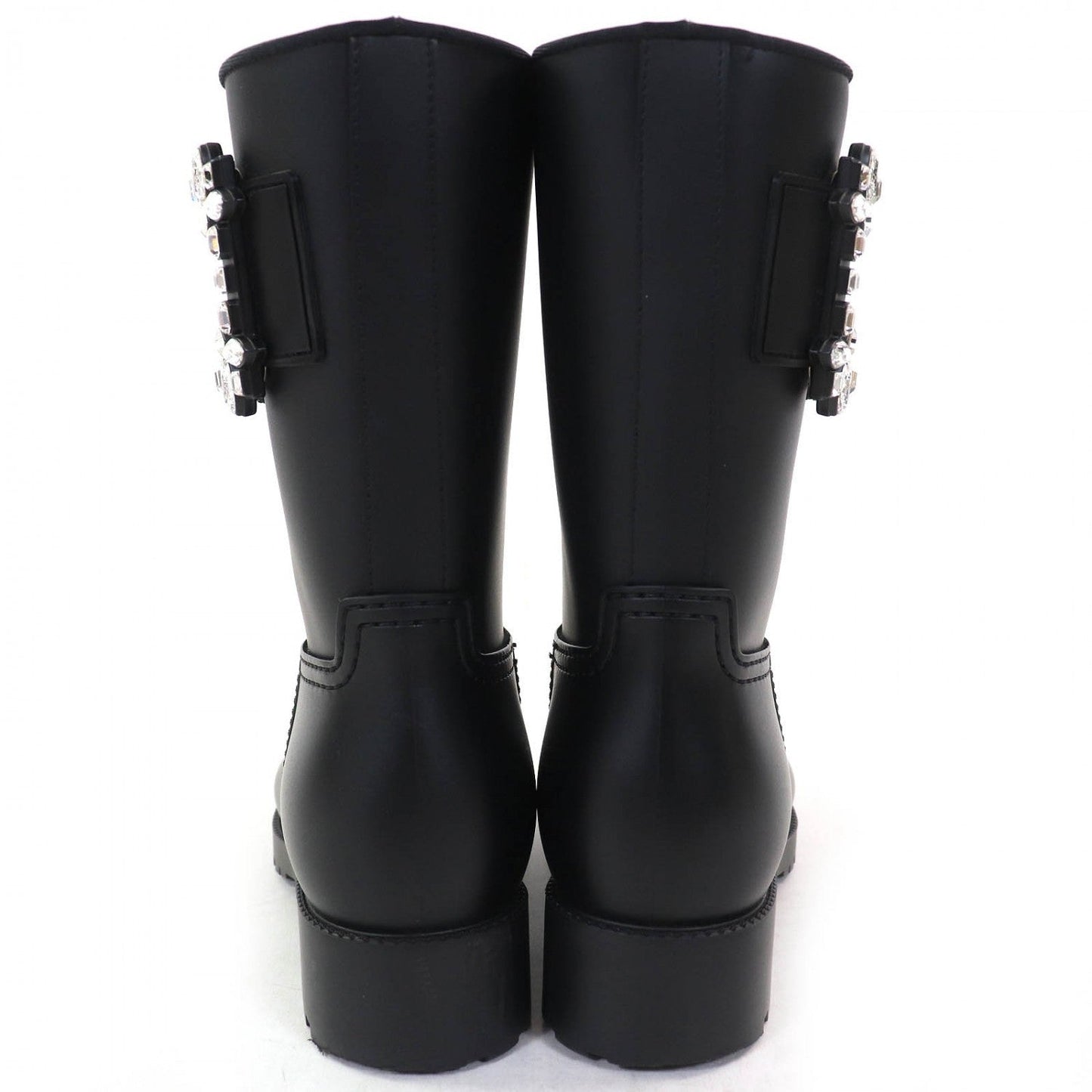 Rogervivier Short Boots Rubber Black Tempet Viv 37