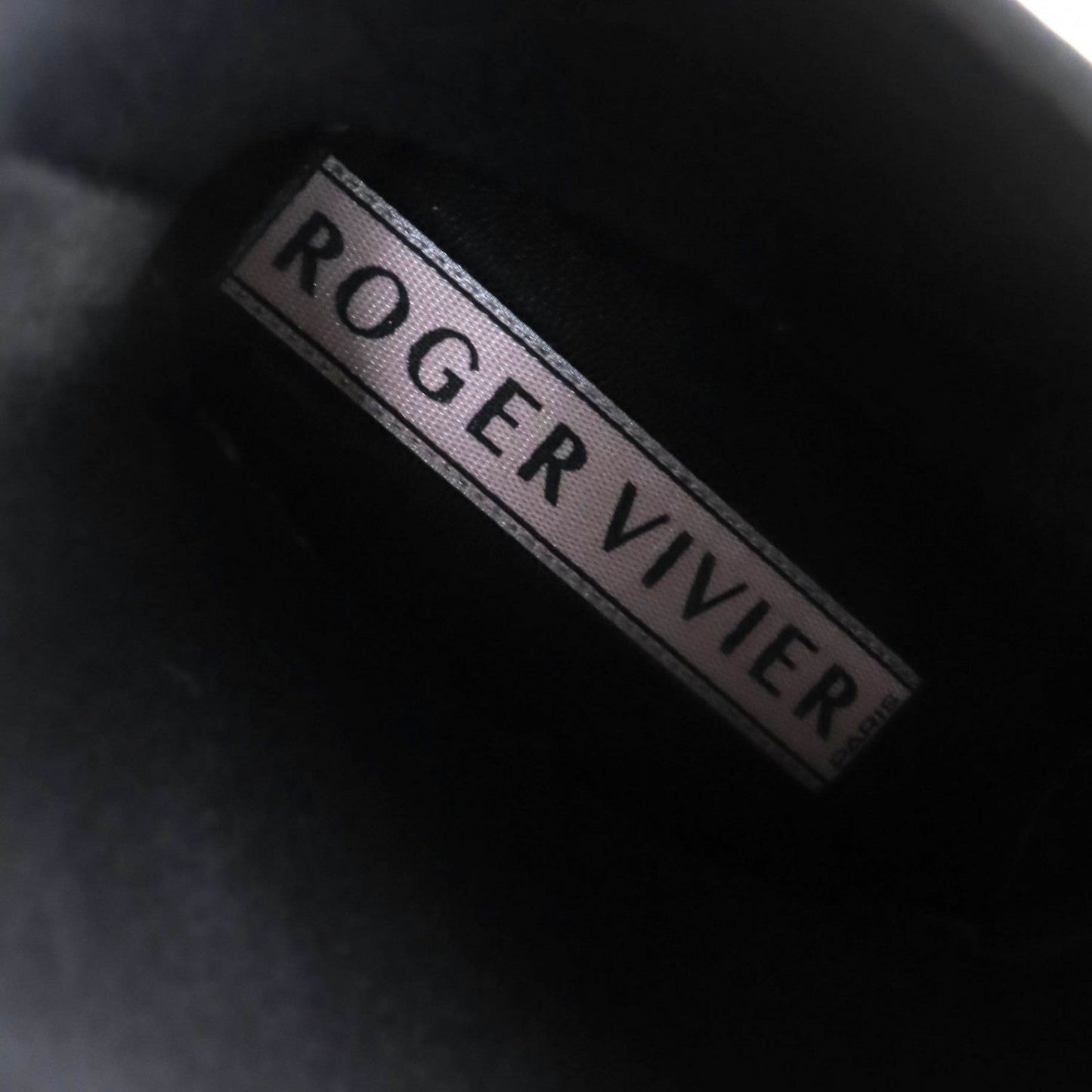 Rogervivier Short Boots Rubber Black Tempet Viv 37
