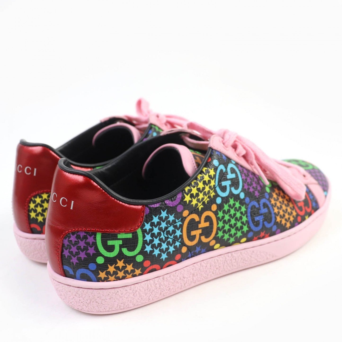 Gucci Low Cut Sneakers 610086 Leather Multicolor 36.5