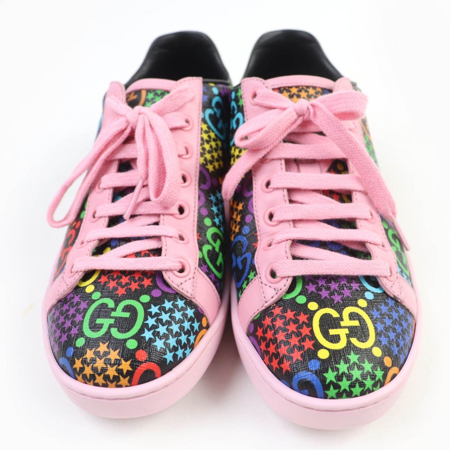 Gucci Low Cut Sneakers 610086 Leather Multicolor 36.5