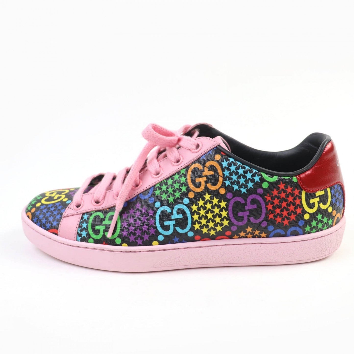 Gucci Low Cut Sneakers 610086 Leather Multicolor 36.5