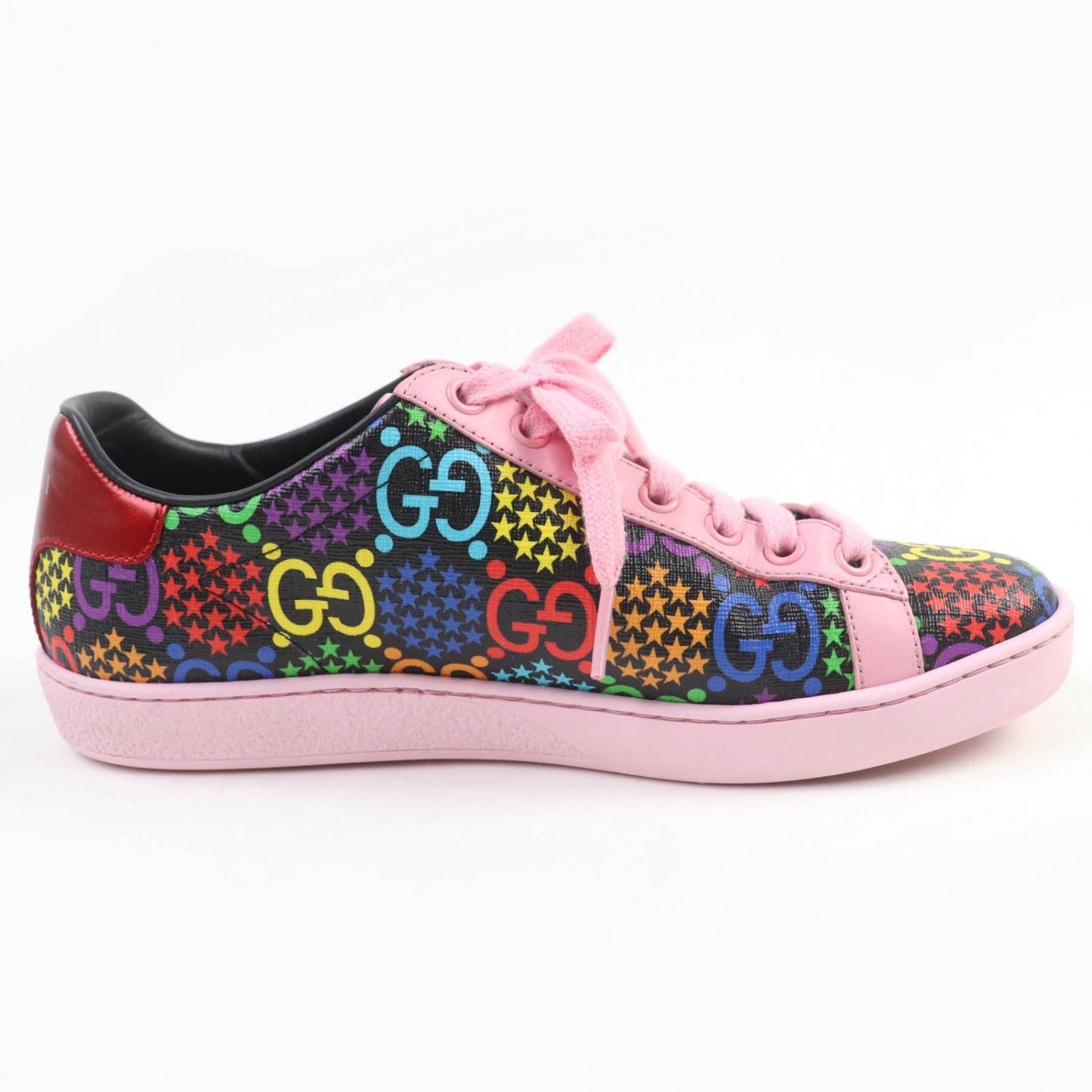 Gucci Low Cut Sneakers 610086 Leather Multicolor 36.5