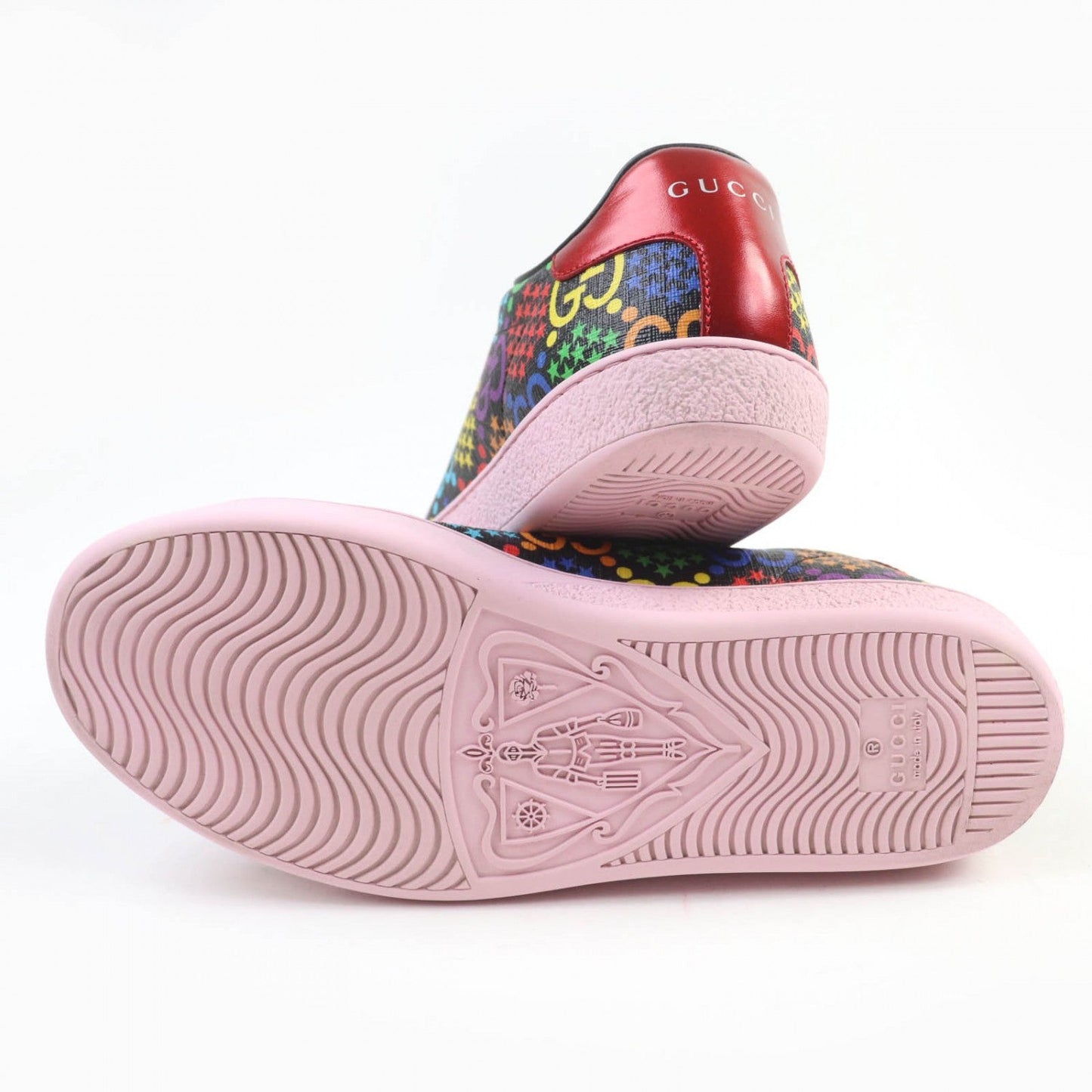 Gucci Low Cut Sneakers 610086 Leather Multicolor 36.5