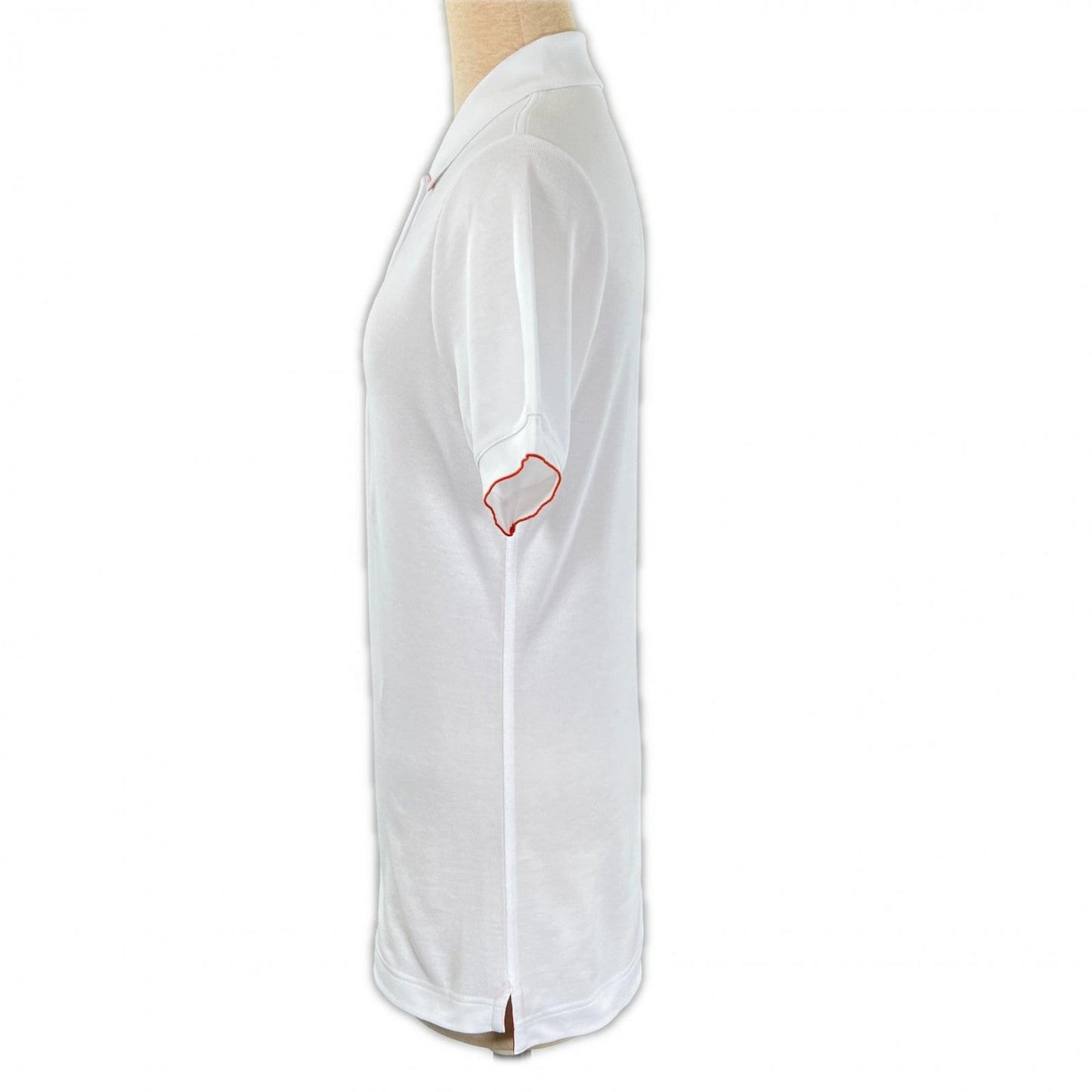 Hermes Short Sleeve Polo Shirt Cotton White L