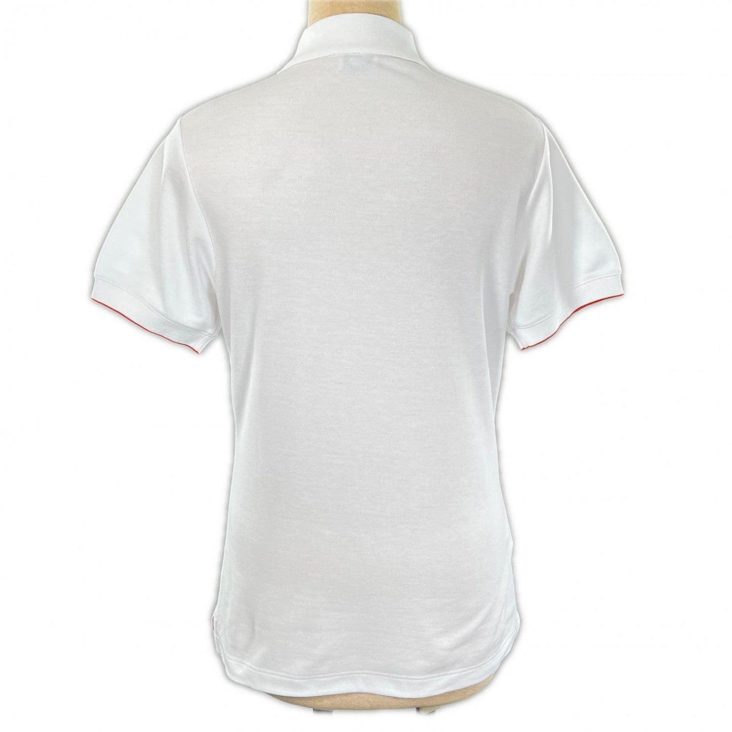 Hermes Short Sleeve Polo Shirt Cotton White L