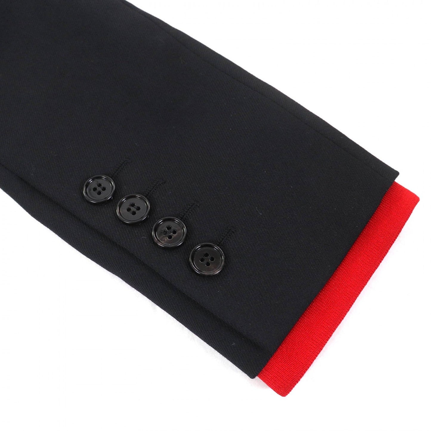 Burberry Track Jacket 4562545 Linen Black Red 38