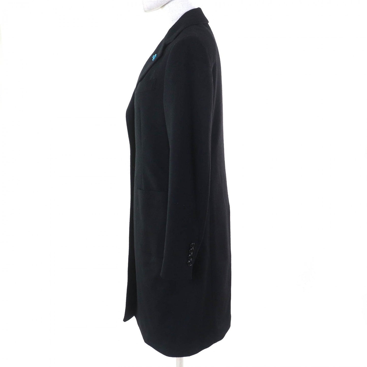 Lardini Coat Wool Black 42