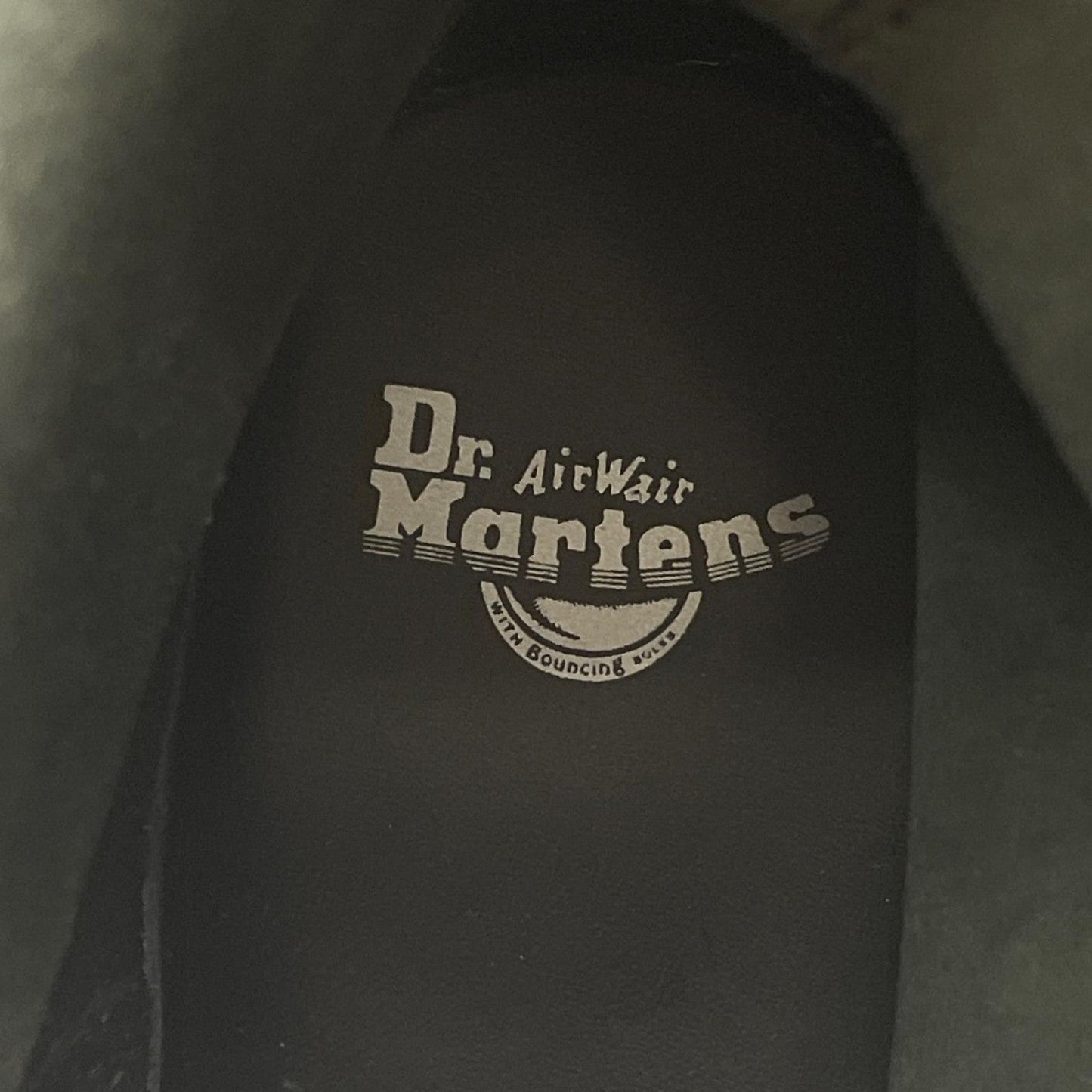 Dr.Martens Boots Leather Black 1460 White Stitch 8 Hole Uk4