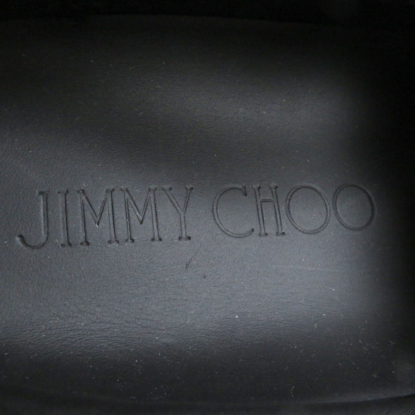 Jimmy Choo Low Cut Sneakers Suede Leather Black Choo V.B.C Slip On 39