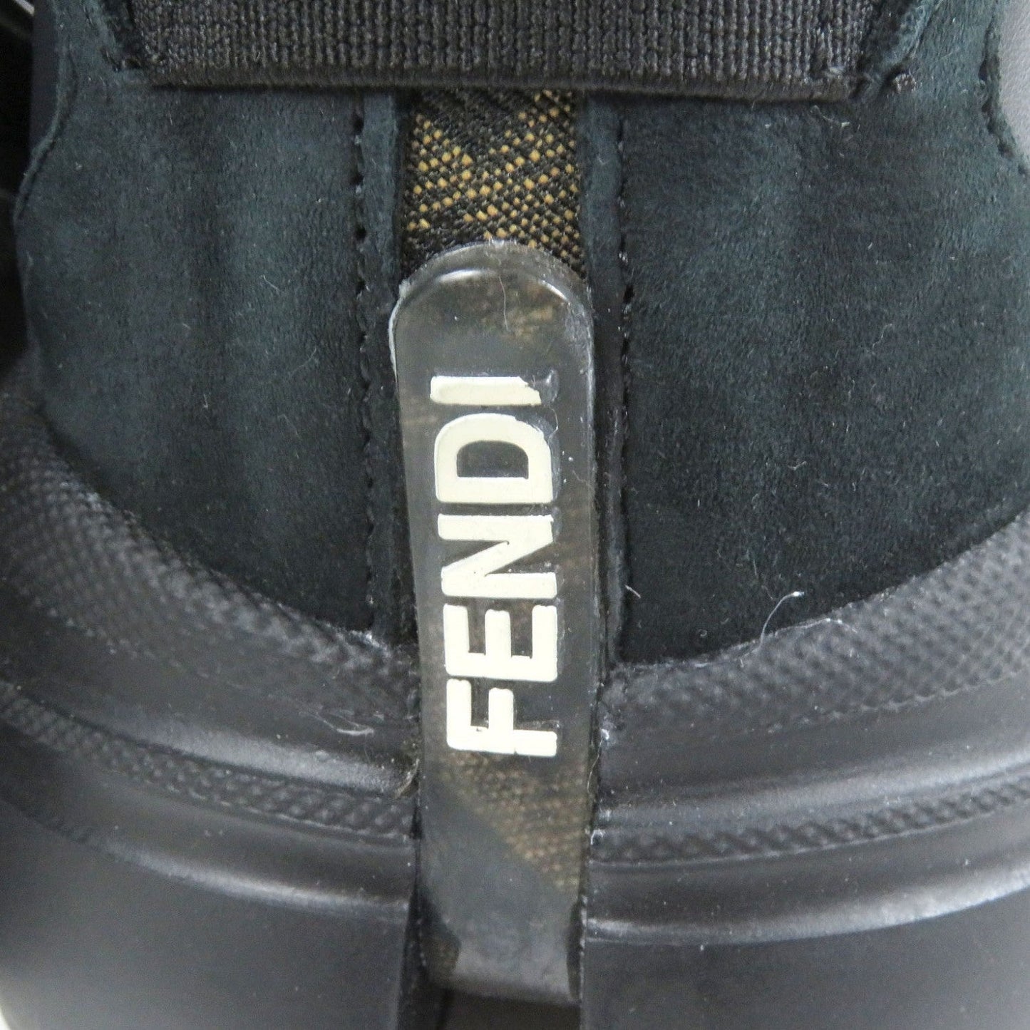 Fendi Low Cut Sneakers 7E1555 Mesh Black Faster 8