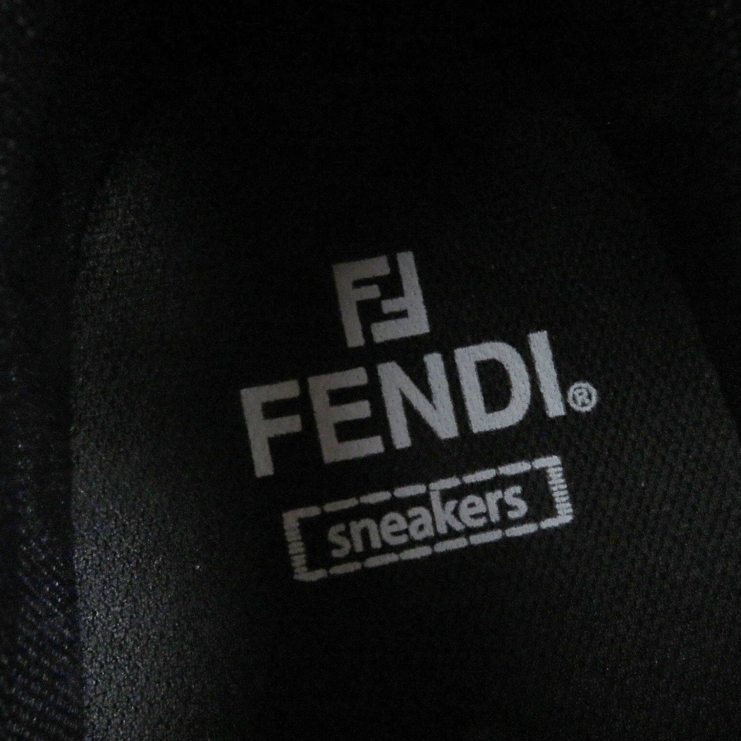 Fendi Low Cut Sneakers 7E1555 Mesh Black Faster 8