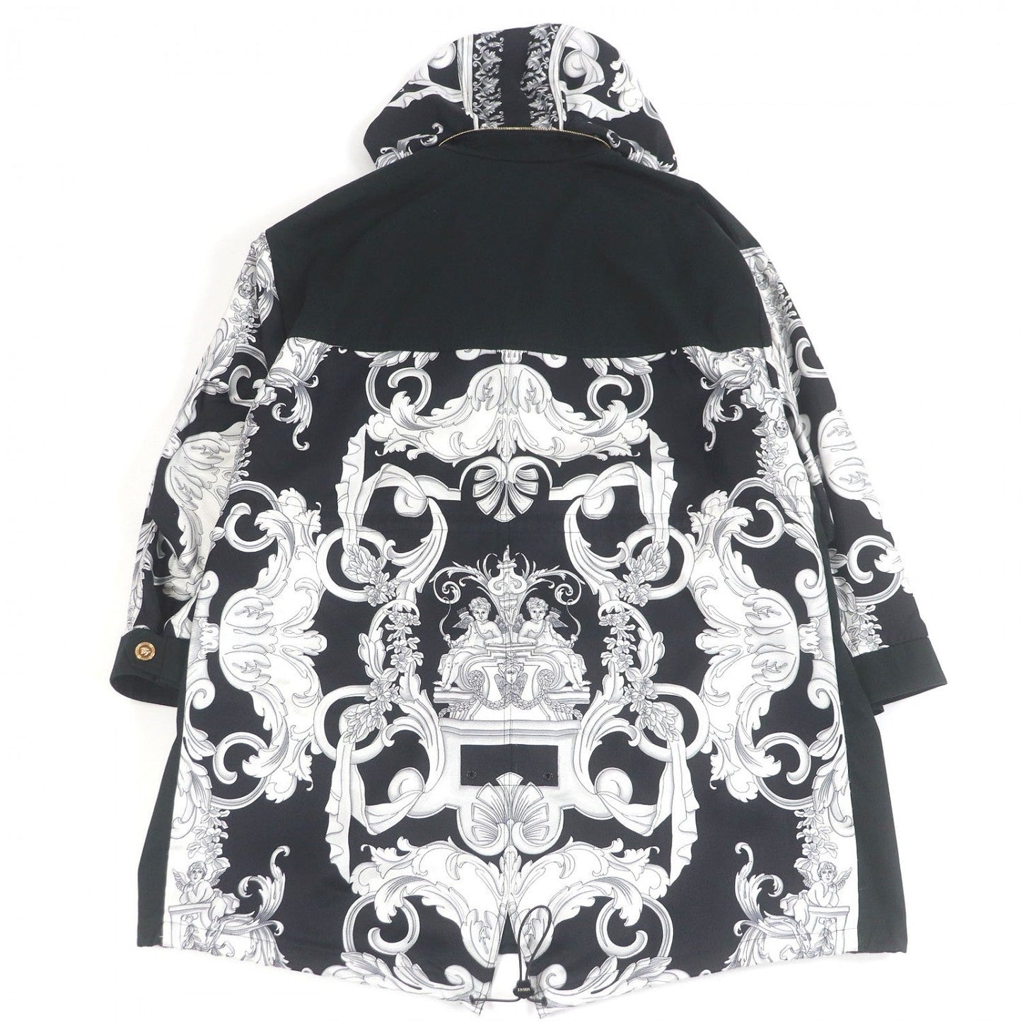 Versace Mod Coat Cotton Black 40