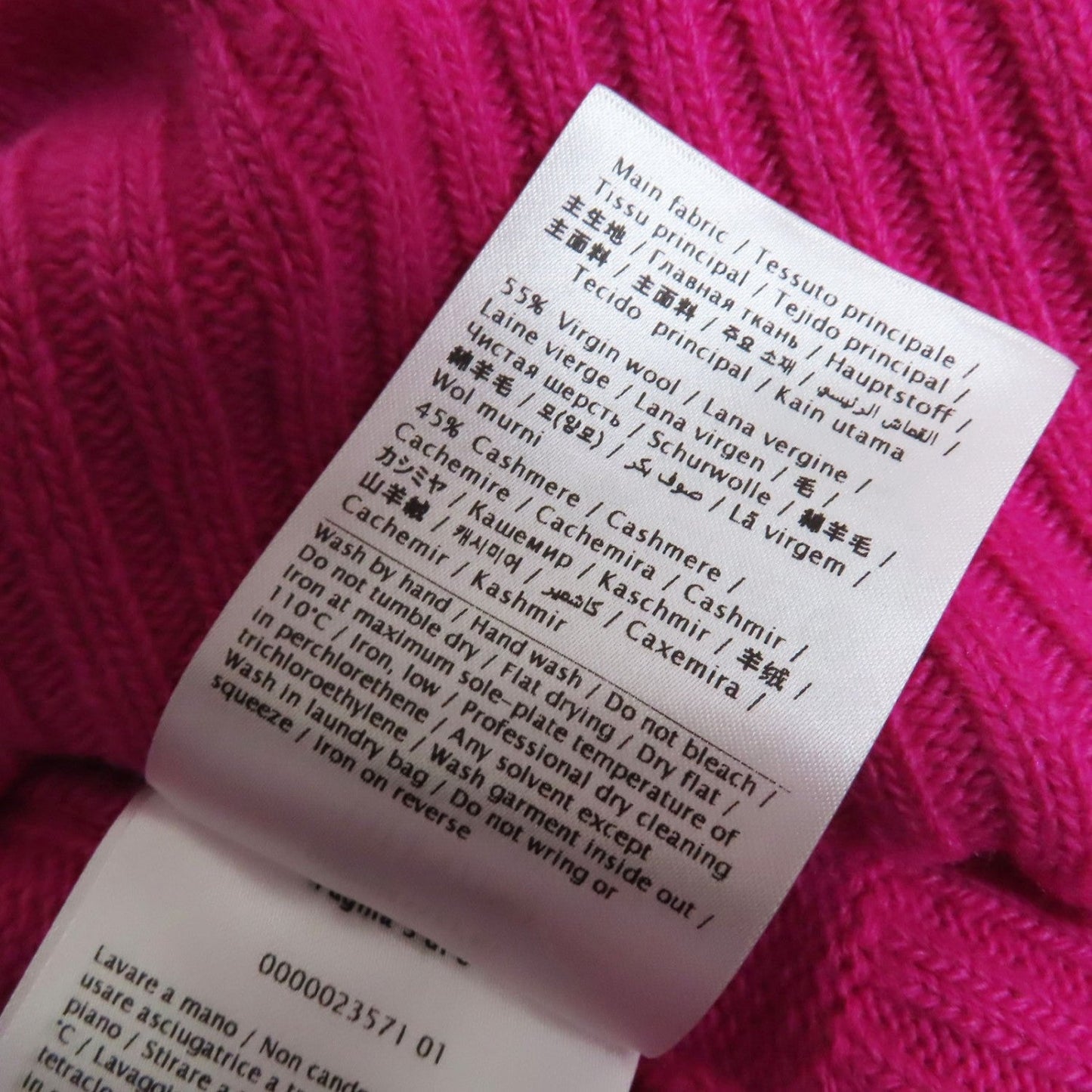 Valentino Tops 1B0Kc39D7Ju Wool Pink M
