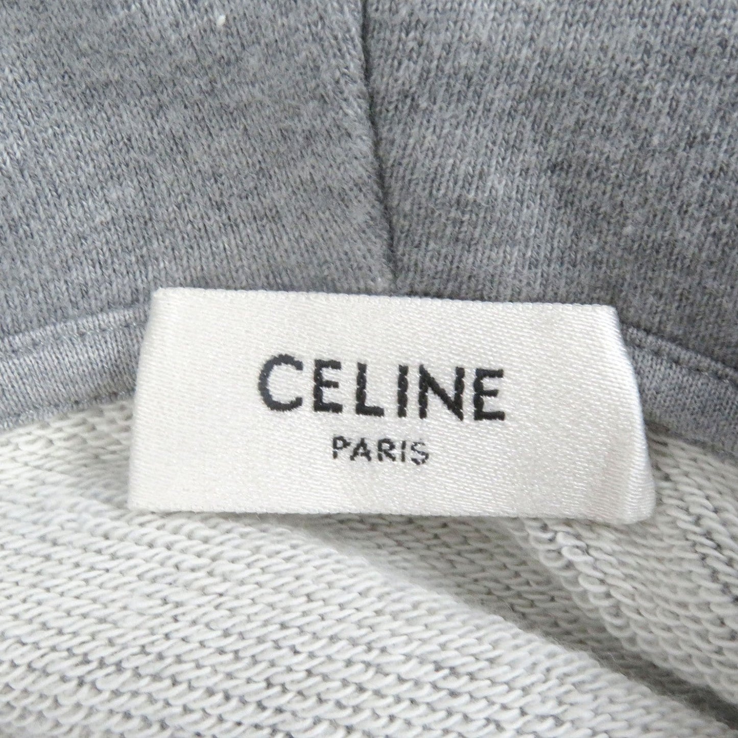 Celine Hoodie Ry08M670Q Cotton Gray Xs